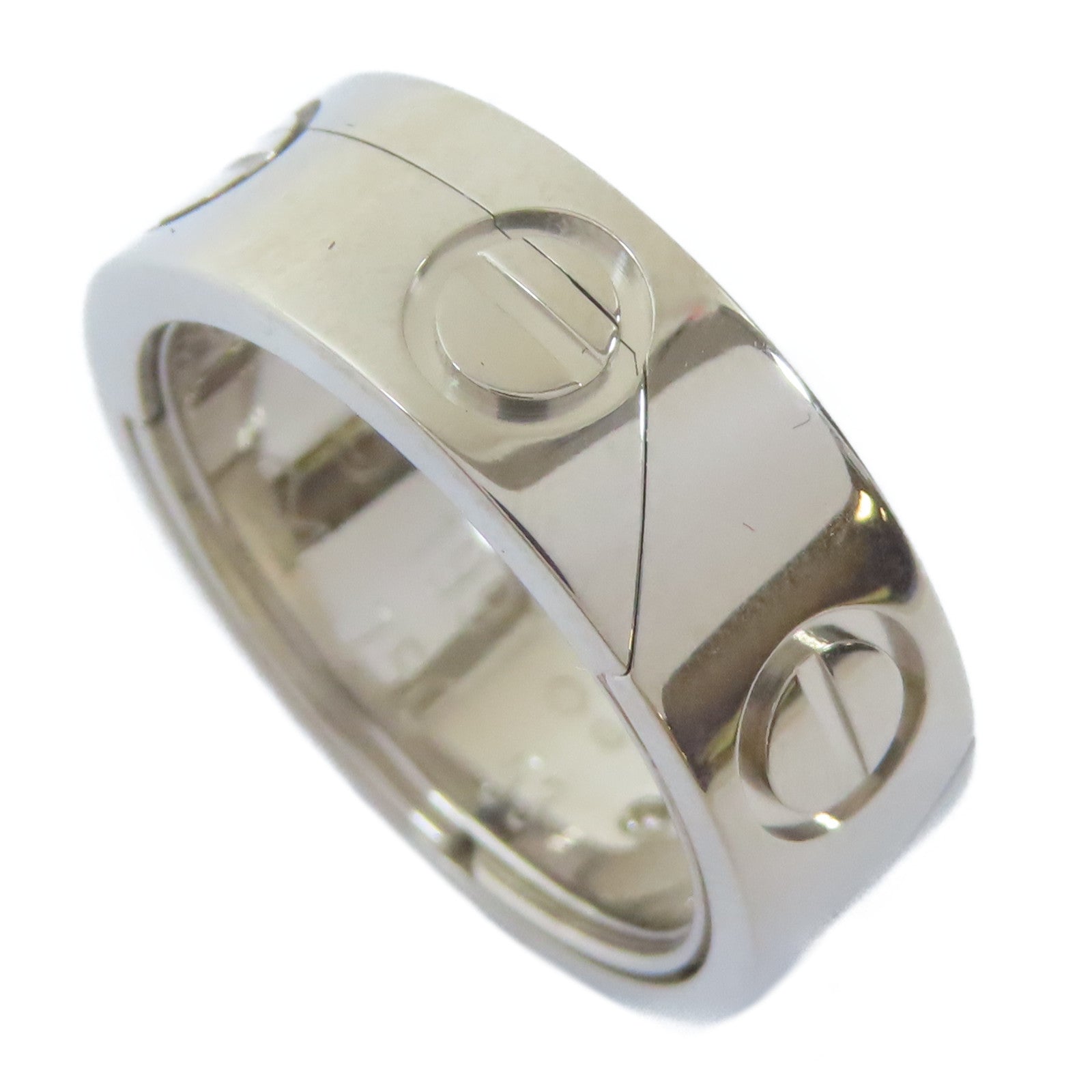 CARTIER 18K白金Astro Love Ring戒指Cartier#53/US#6.5
