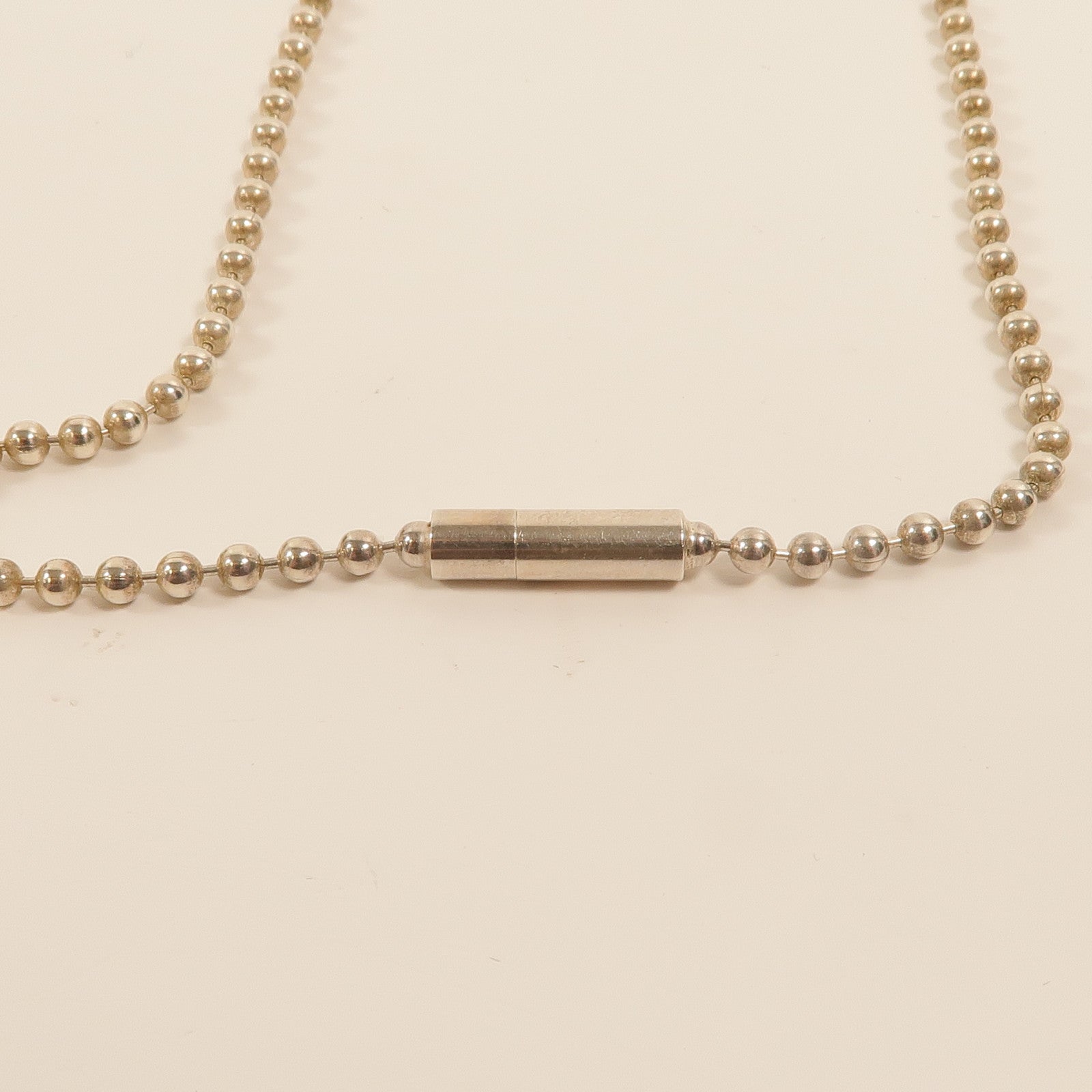 GUCCI 925純銀Plate Ball Chain Necklace項鍊