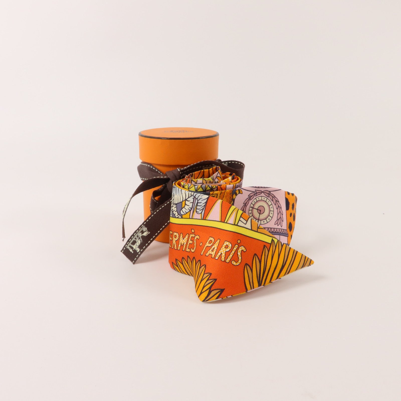 HERMES 絲質Twilly絲巾