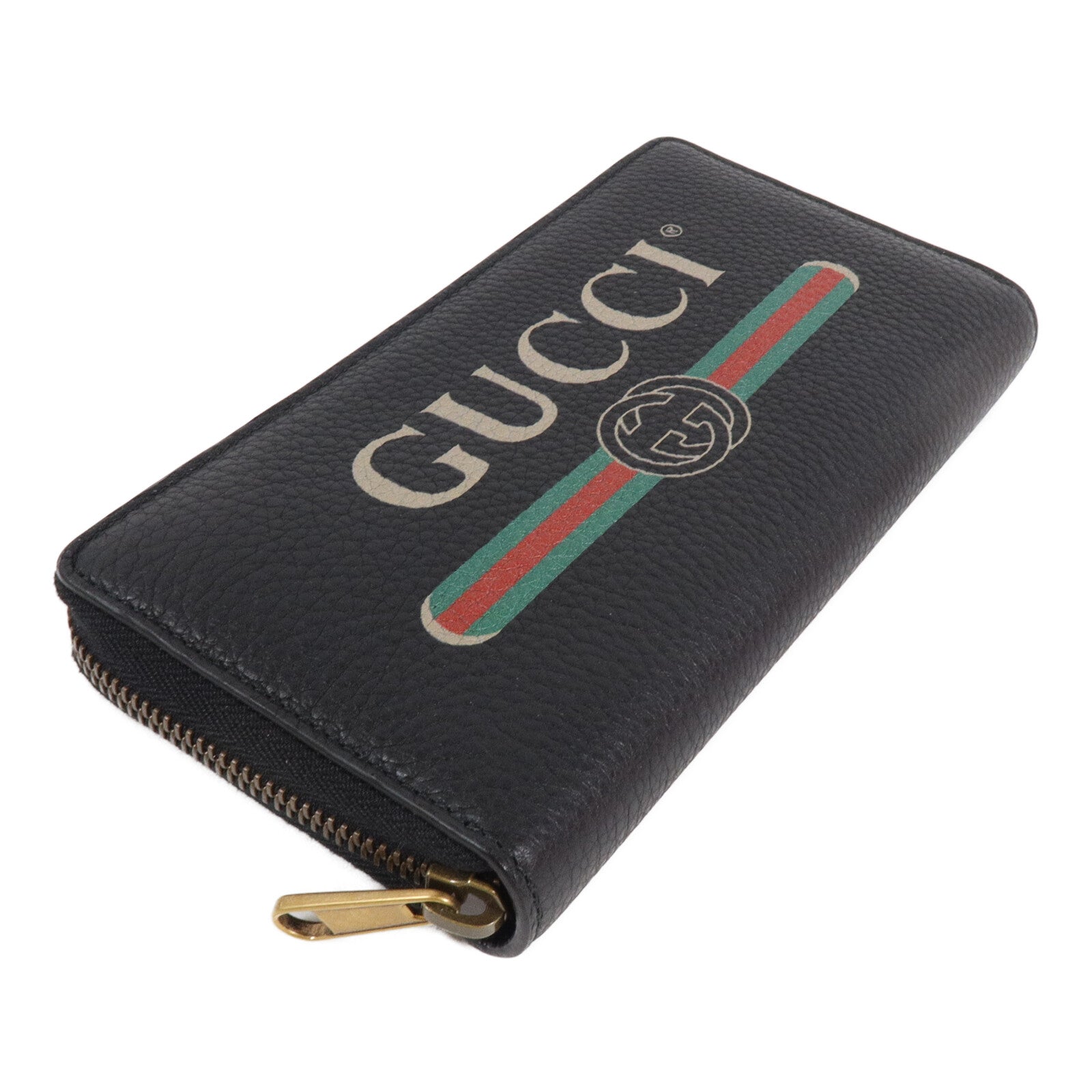 GUCCI 牛皮皮革Zip Around Long Wallet長錢包