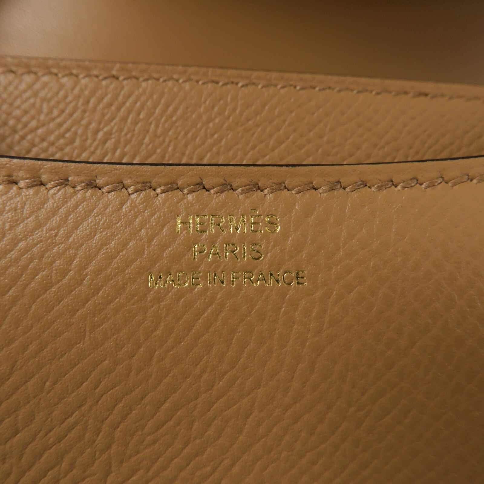 HERMES Epsom皮革Constance Mini肩背袋Chai
