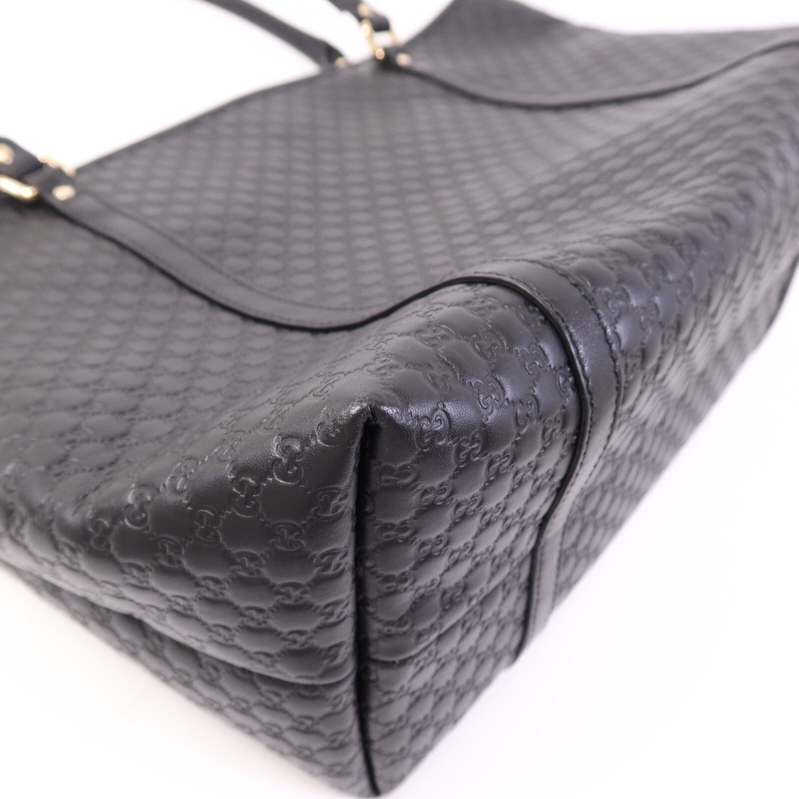 GUCCI 牛皮皮革Tote Bag金扣手挽袋