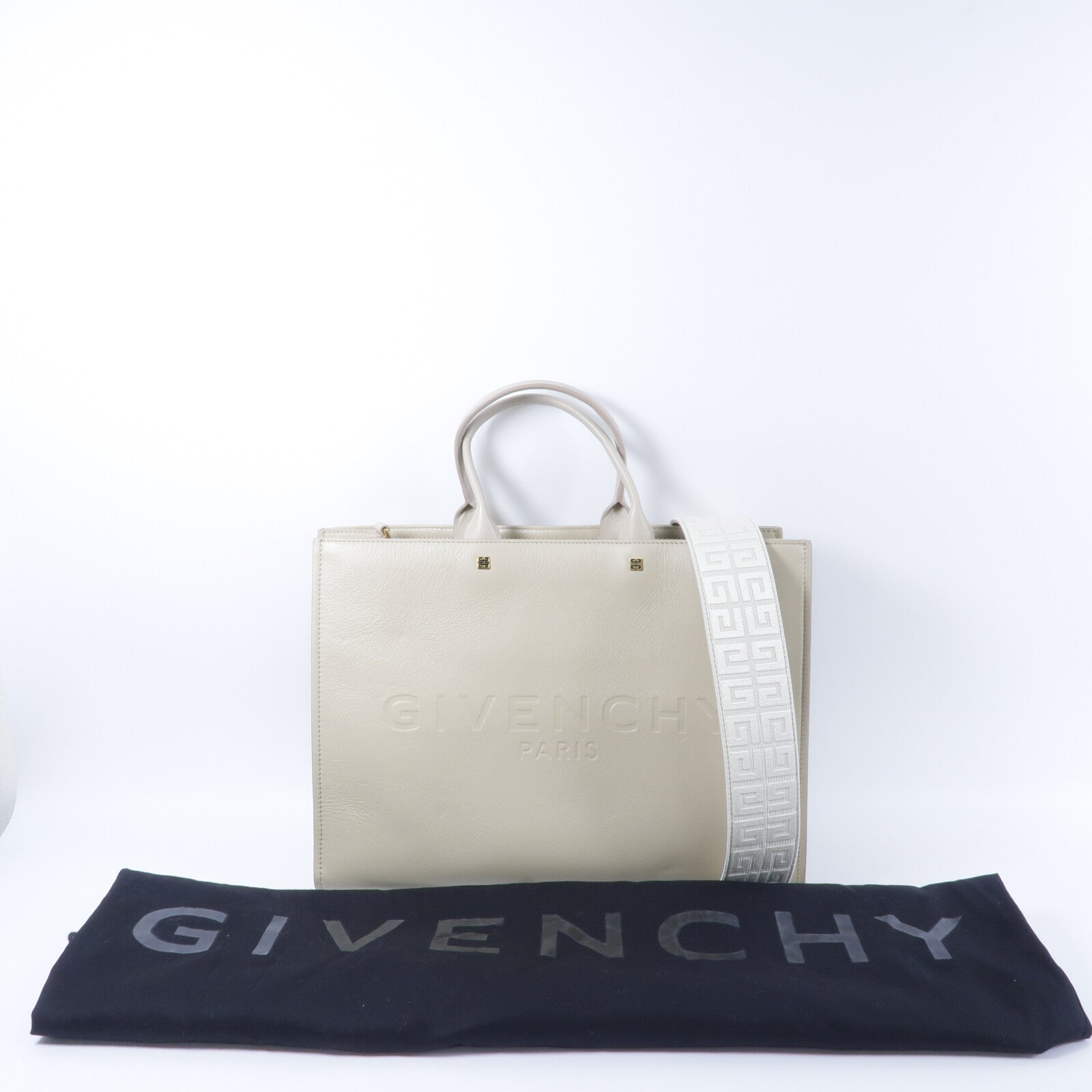 GIVENCHY 牛皮皮革Medium G-Tote手挽肩背兩用袋