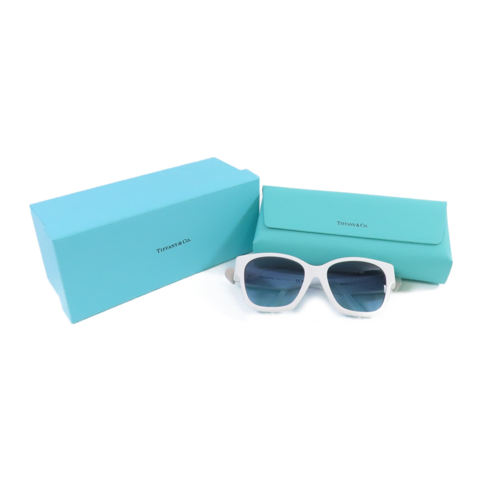 TIFFANY＆CO PVC Sunglasses太陽眼鏡白色