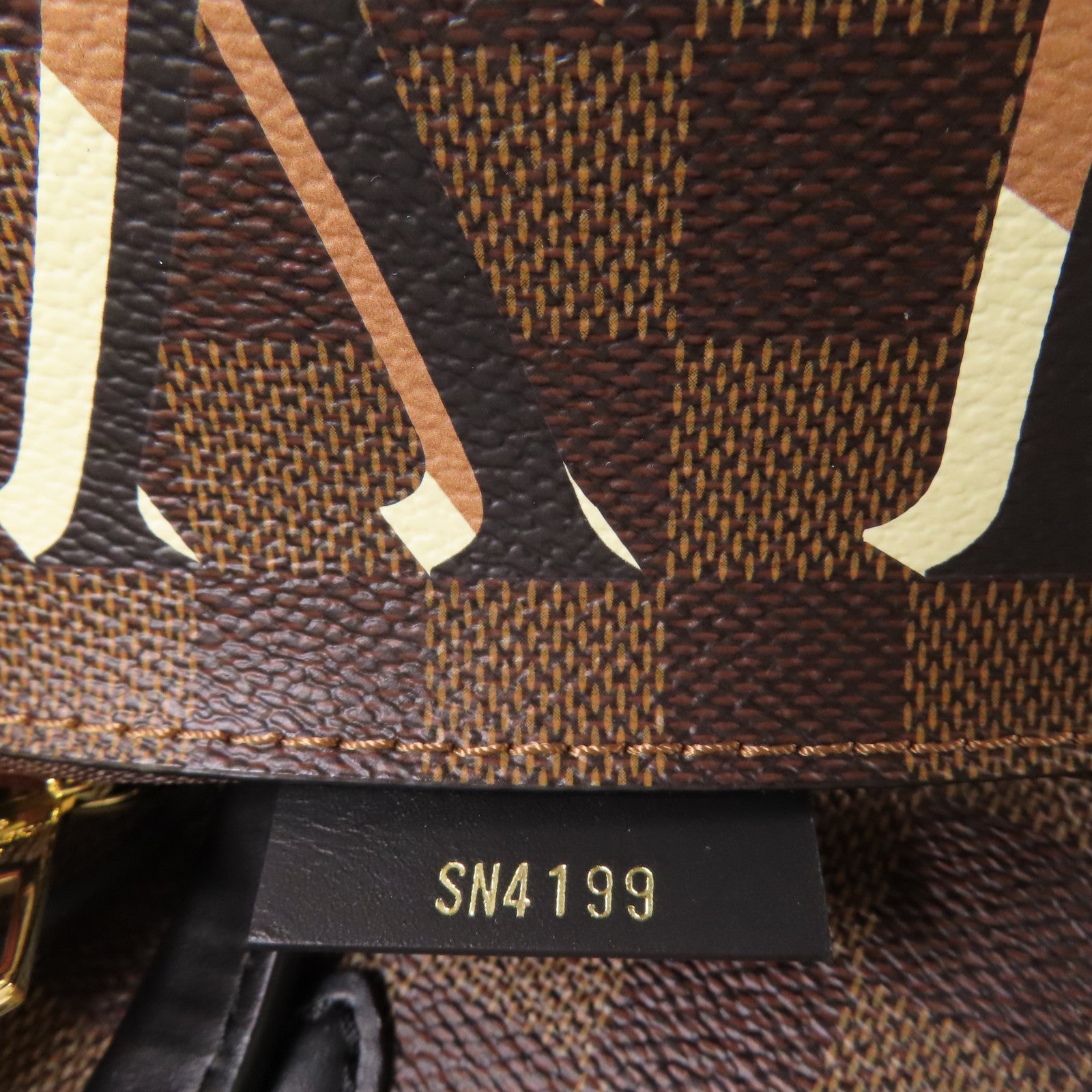 LOUIS VUITTON 【激減優惠】Damier Belmont金扣手挽肩背兩用袋