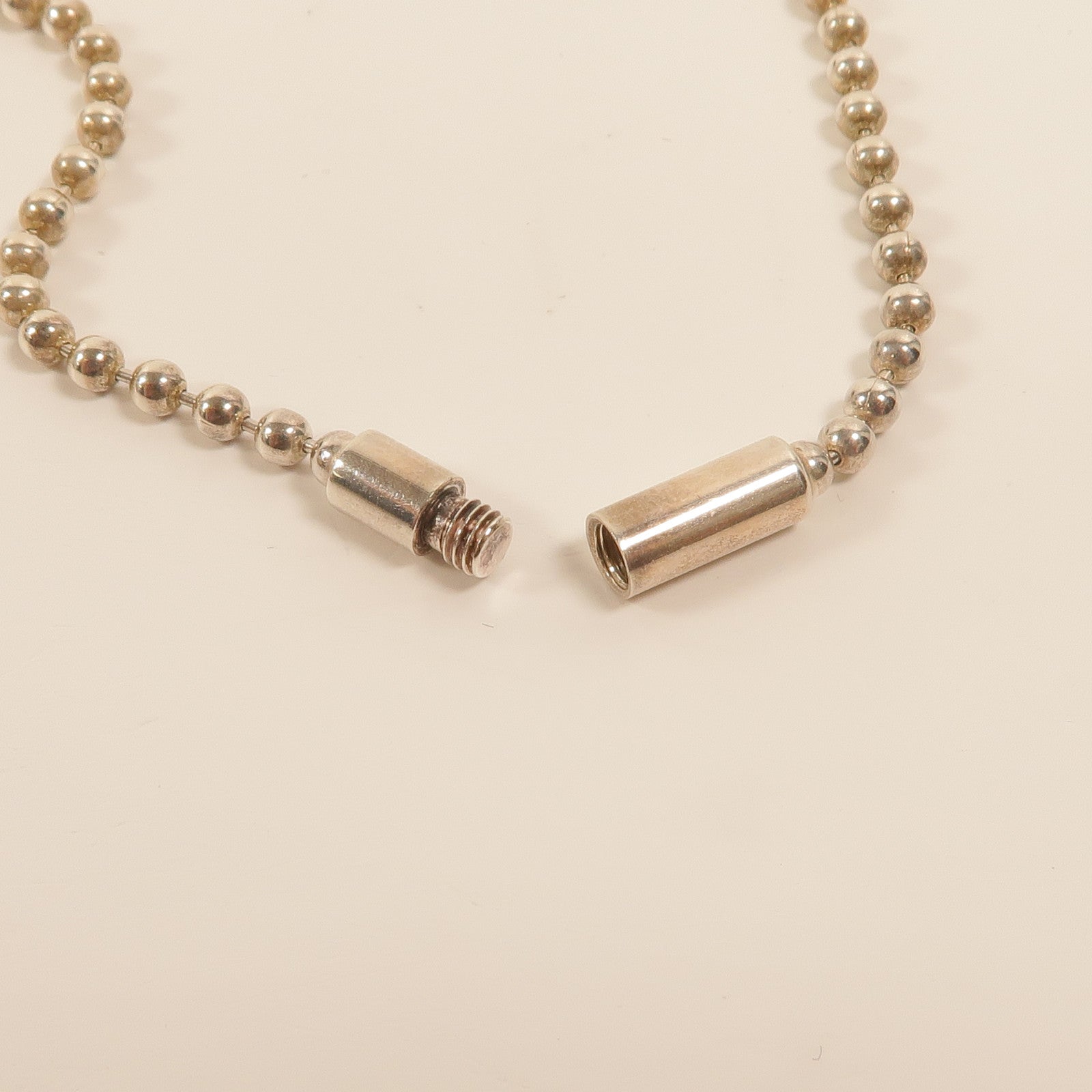 GUCCI 925純銀Plate Ball Chain Necklace項鍊