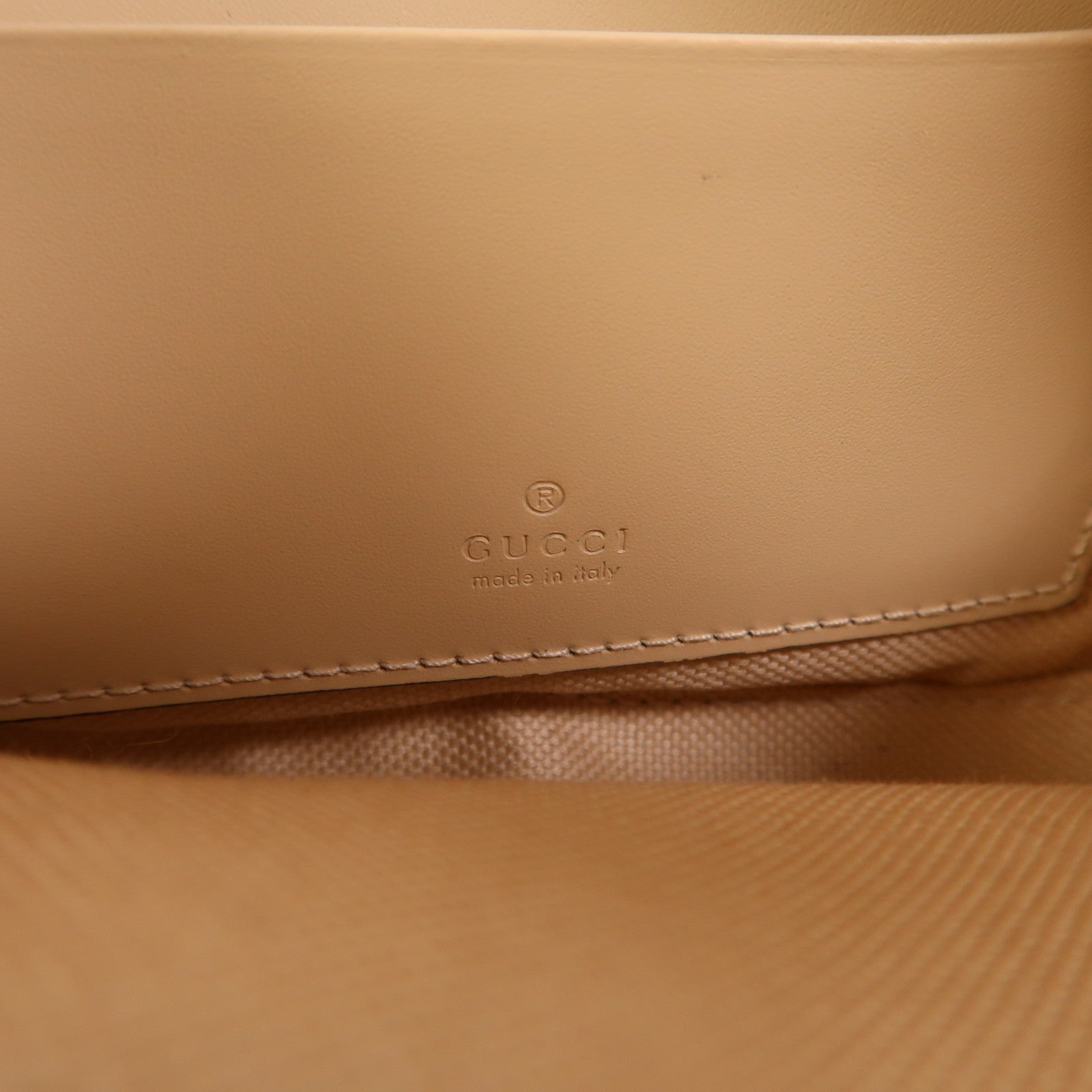 GUCCI 牛皮皮革Chain Shoulder金扣鏈帶肩背袋