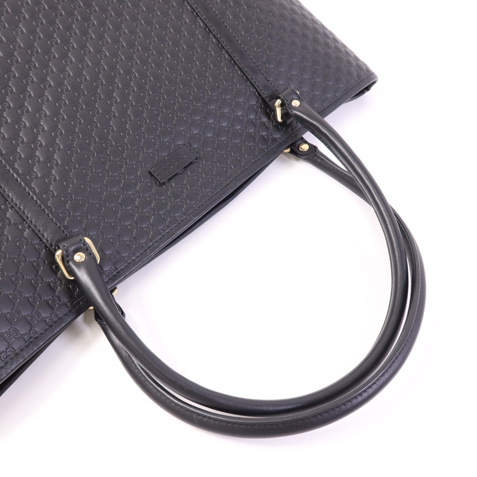 GUCCI 牛皮皮革Tote Bag金扣手挽袋