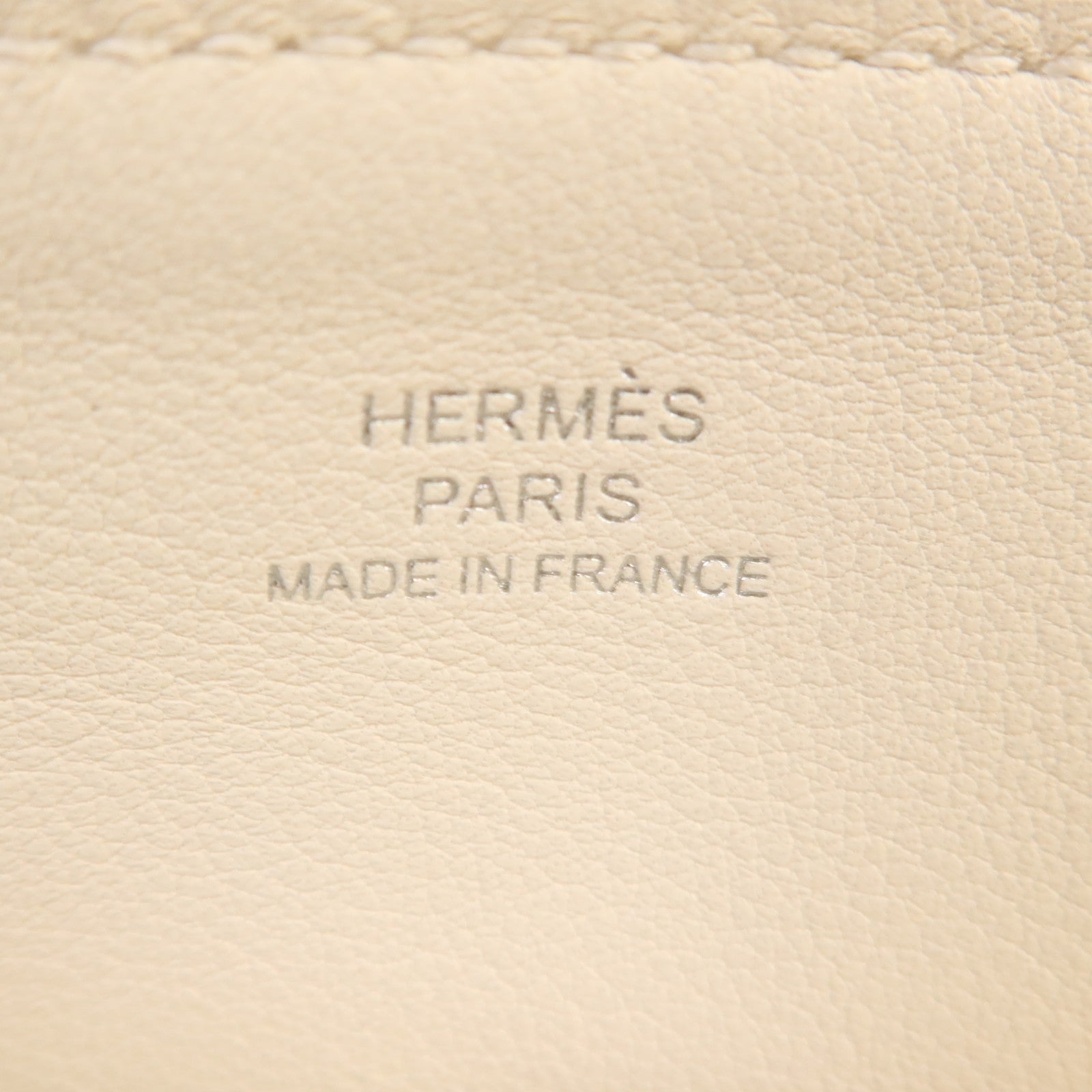HERMES Swift皮革Carre Pocket Pouch銀扣手拿包
