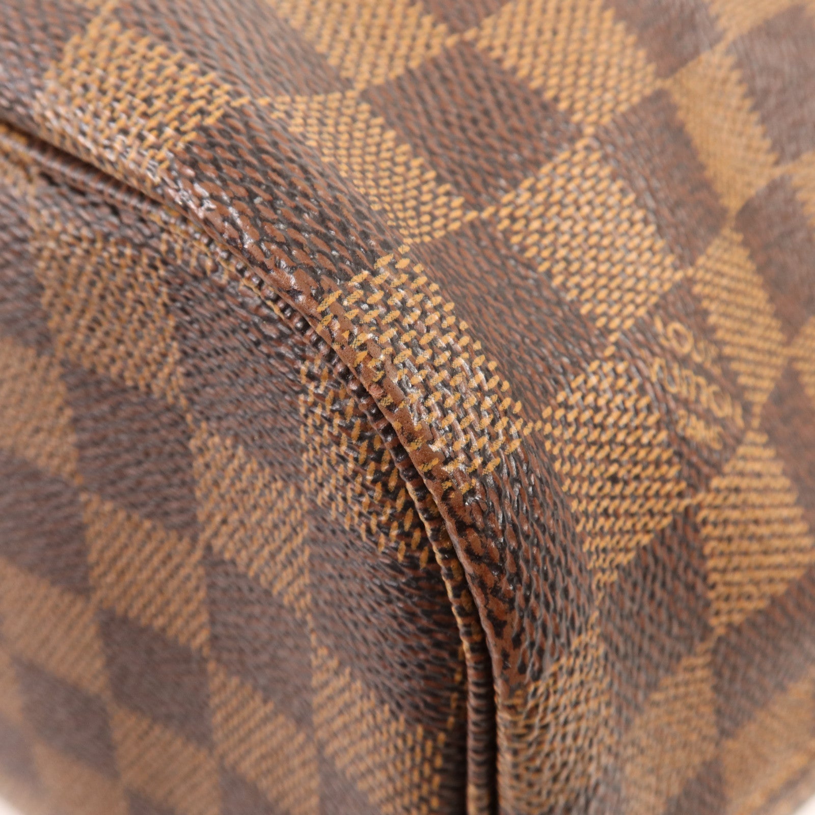 LOUIS VUITTON Damier Neverfull MM金扣肩背袋/手挽袋