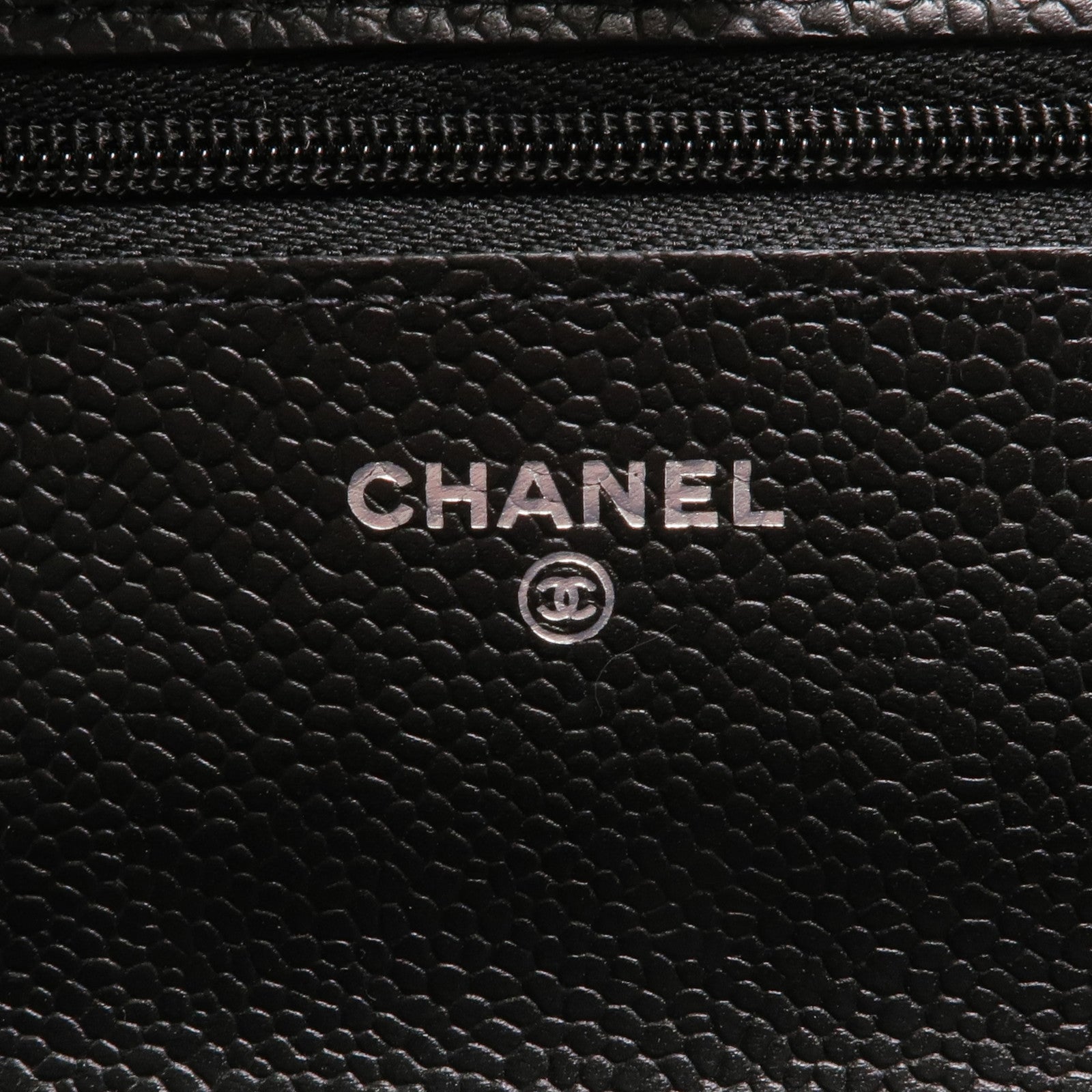 CHANEL 牛皮皮革WOC Wallet On Chain銀扣鏈帶肩背袋