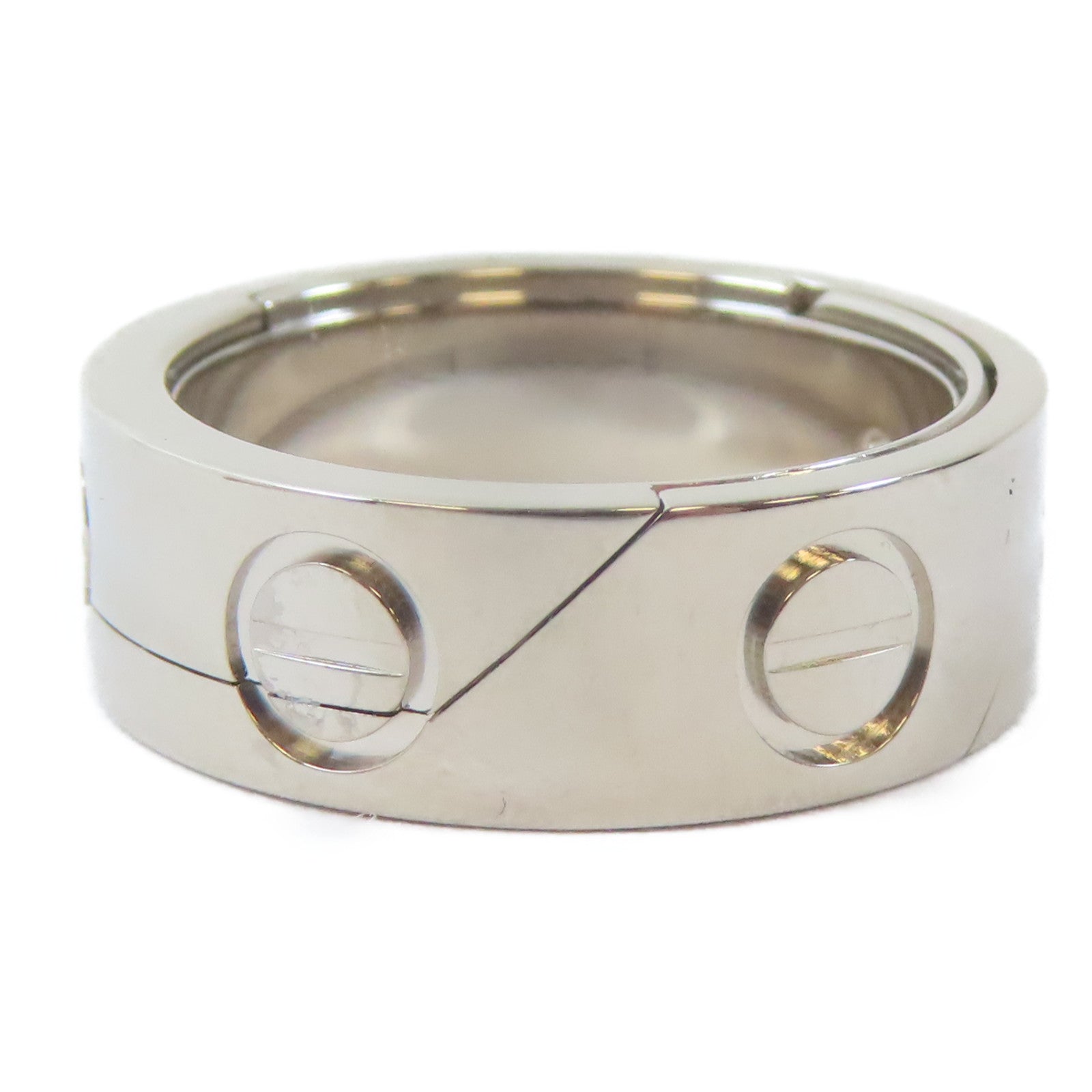 CARTIER 18K白金Astro Love Ring戒指Cartier#53/US#6.5