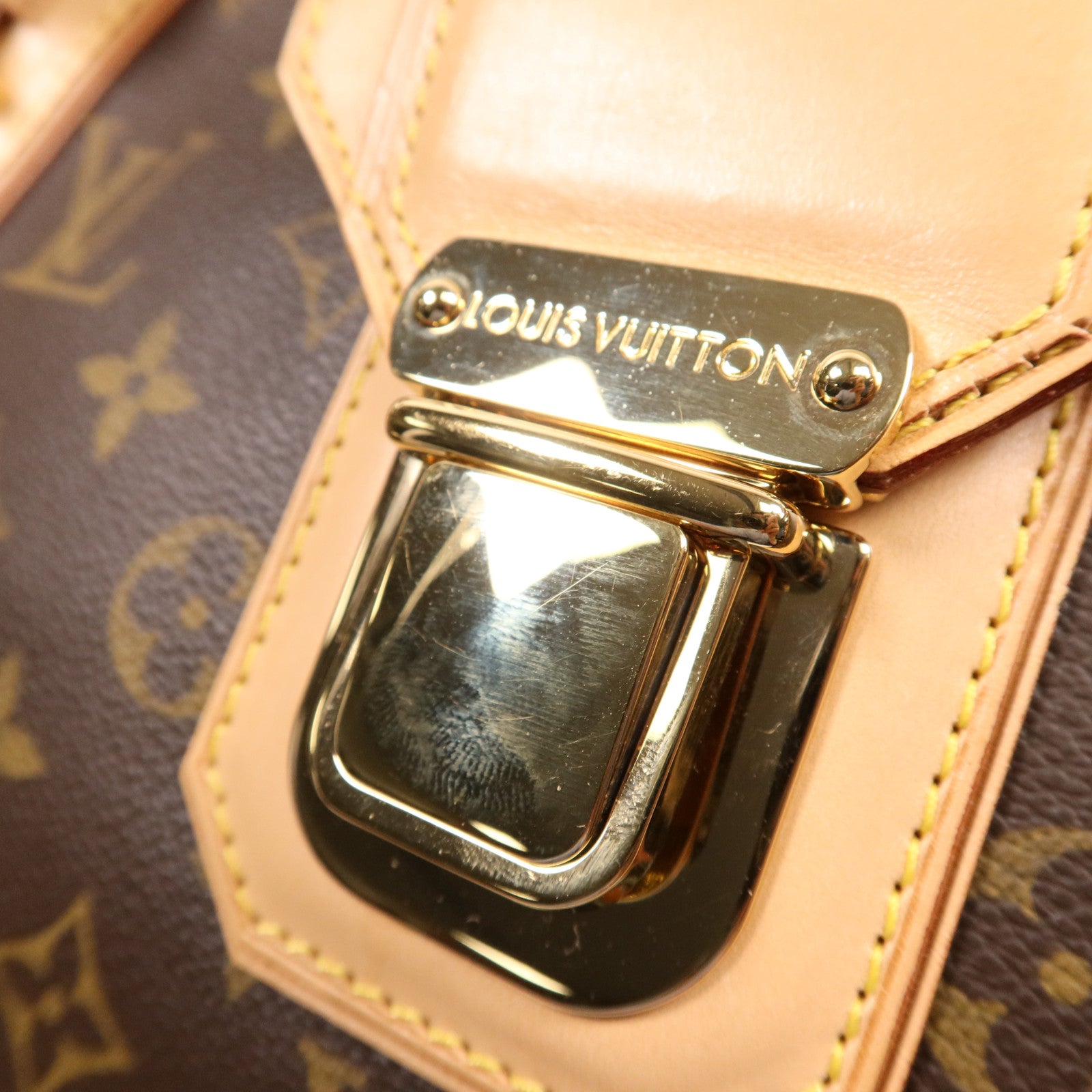LOUIS VUITTON Monogram Griet金扣肩背袋