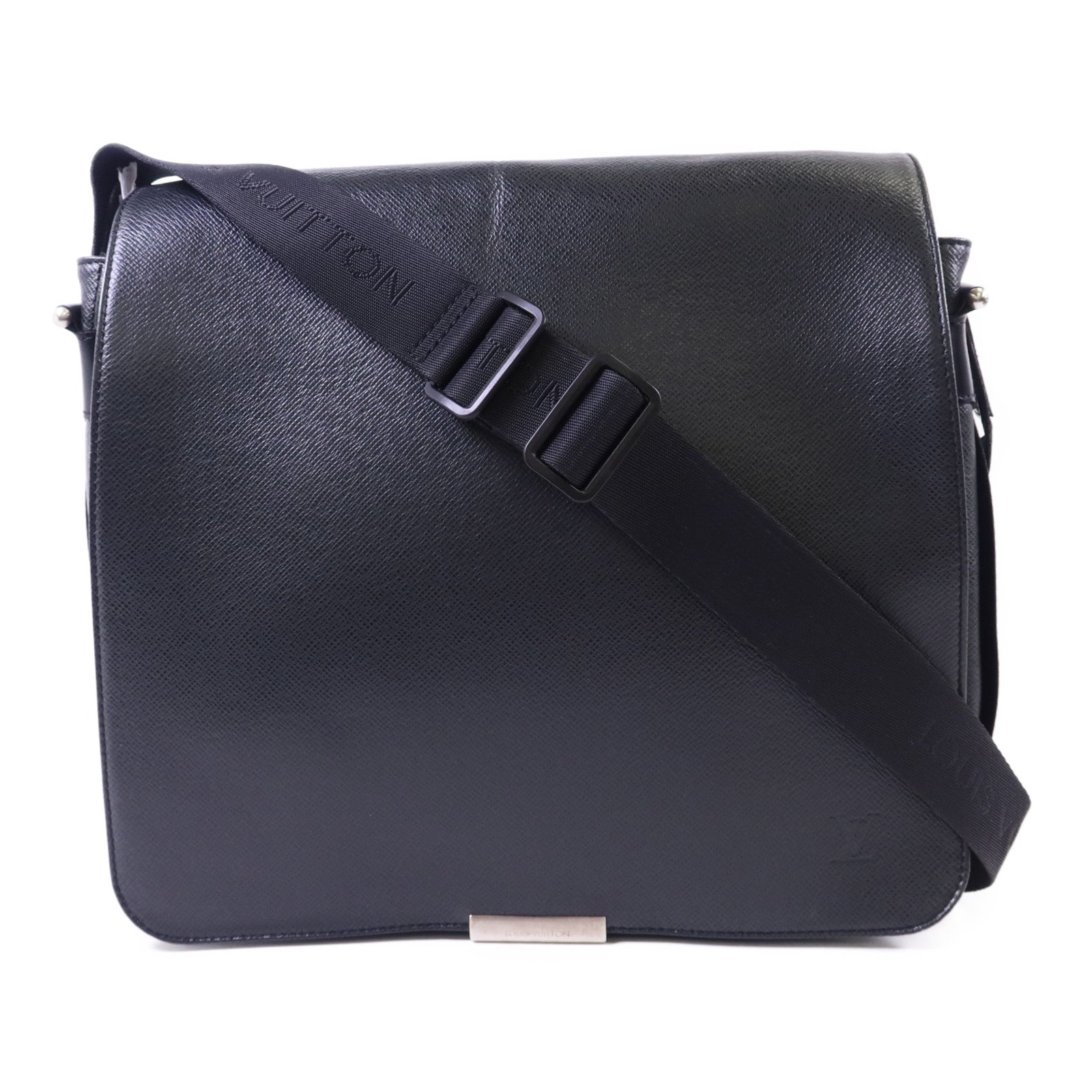 LOUIS VUITTON Taiga Victor金扣肩背袋
