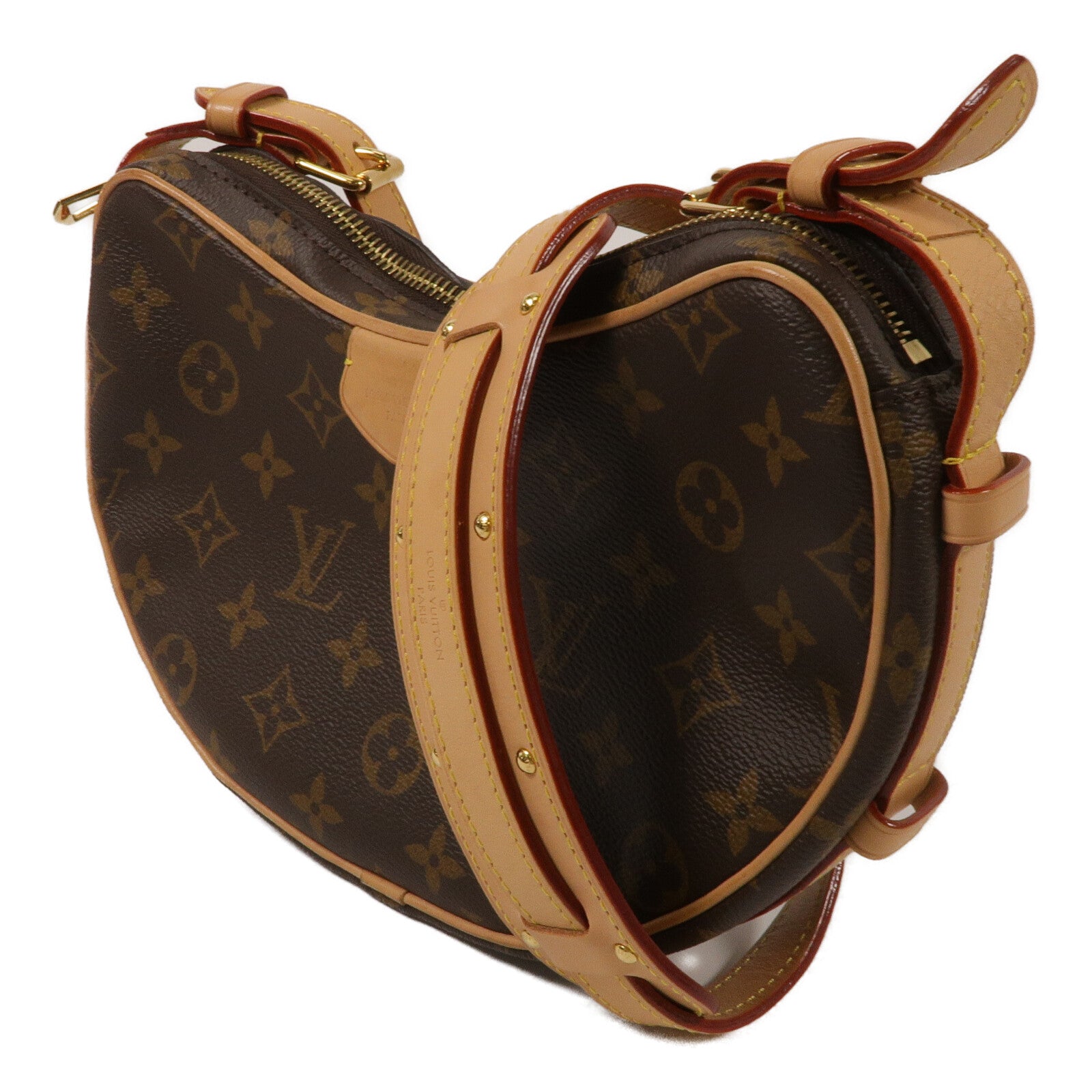 LOUIS VUITTON Monogram Croissant MM金扣手挽肩背兩用袋