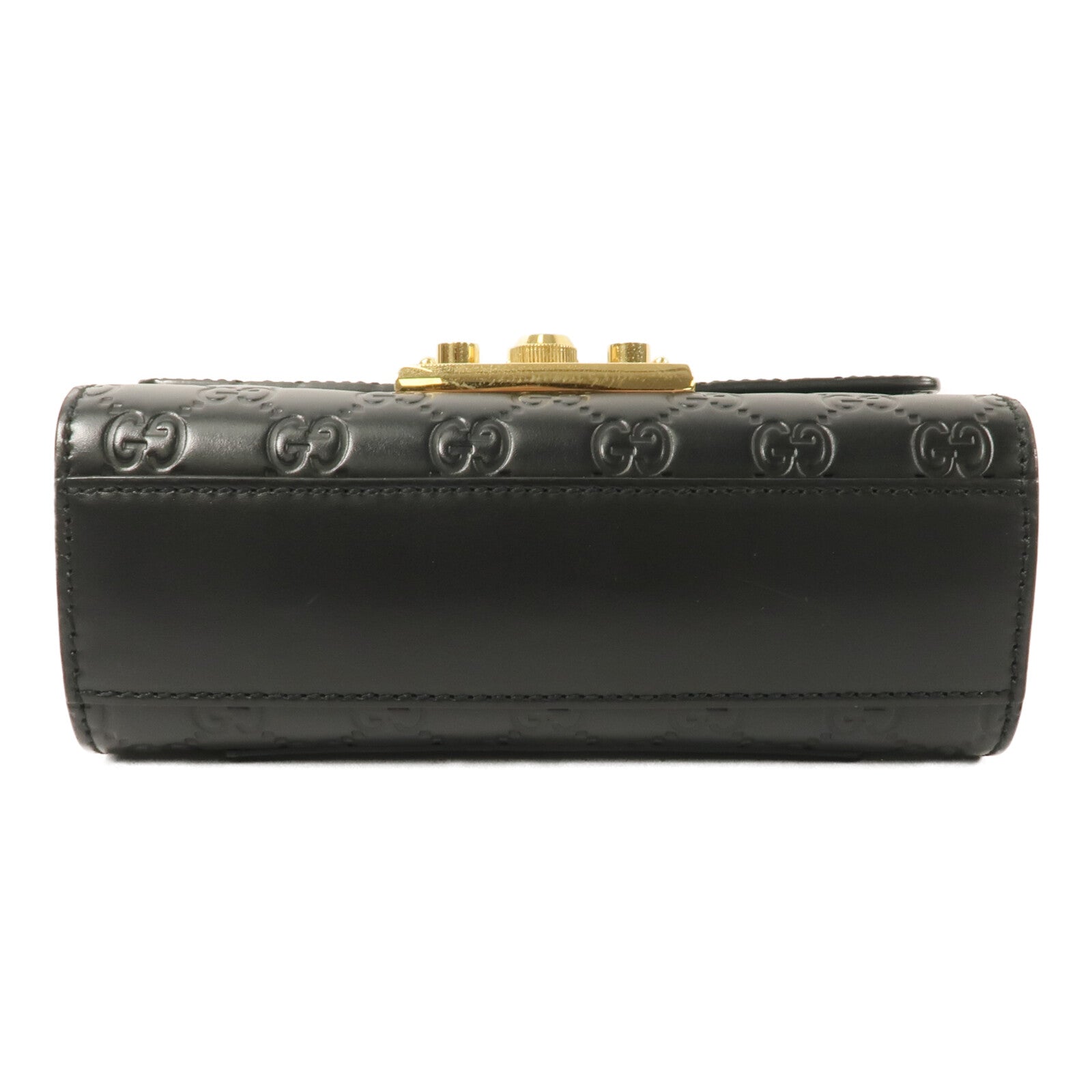 GUCCI 牛皮皮革Padlock鏈帶肩背袋
