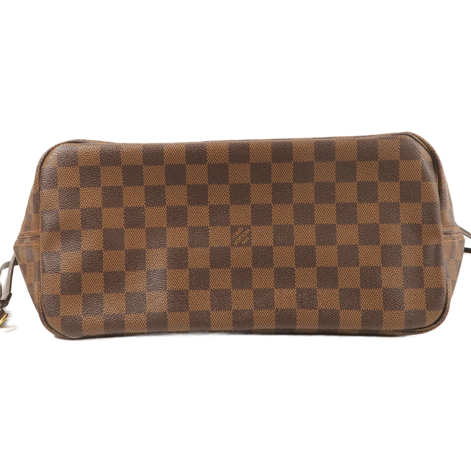 LOUIS VUITTON Damier Neverfull MM金扣手挽袋/肩背袋