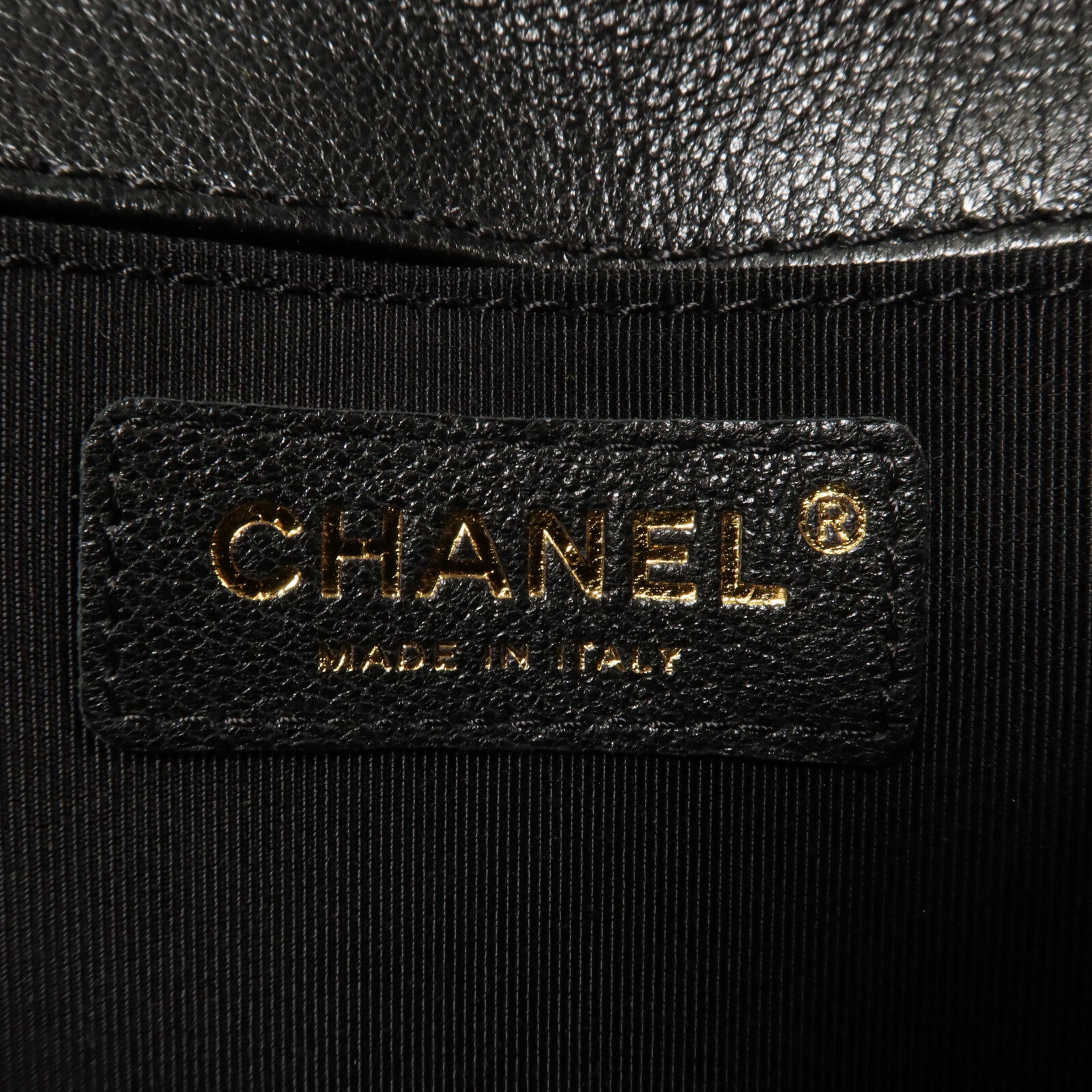 CHANEL 牛皮皮革Chain Shoulder鏈帶肩背袋