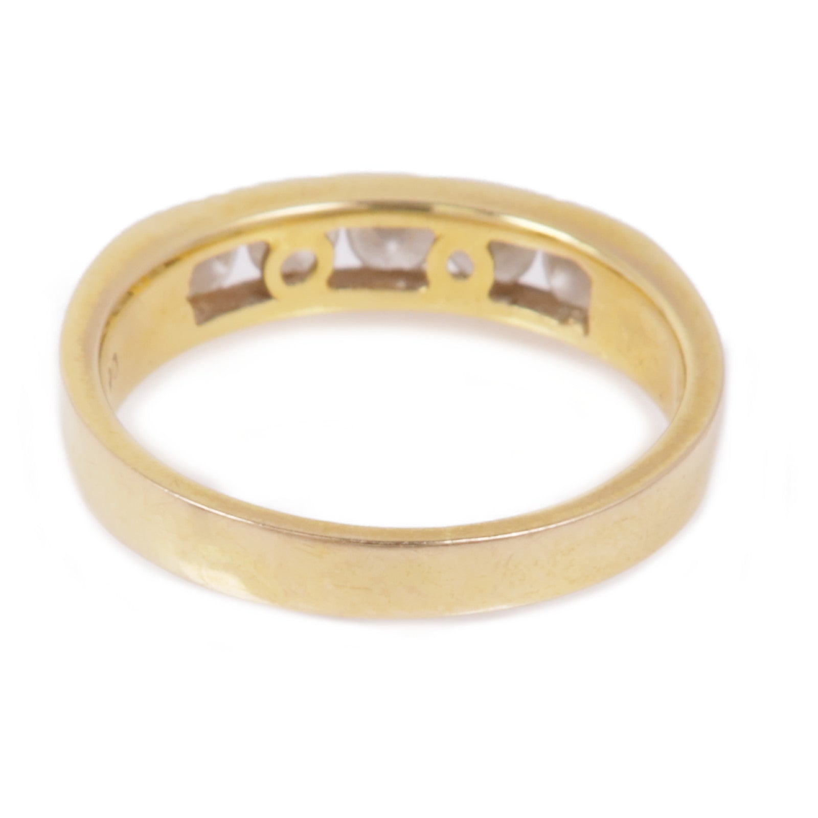 JEWELRY 【激減優惠】18K黃金Diamond Ring鑽石戒指US#5.5