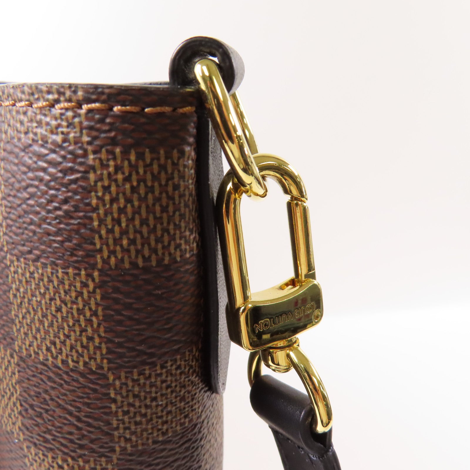 LOUIS VUITTON 【激減優惠】Damier Belmont金扣手挽肩背兩用袋