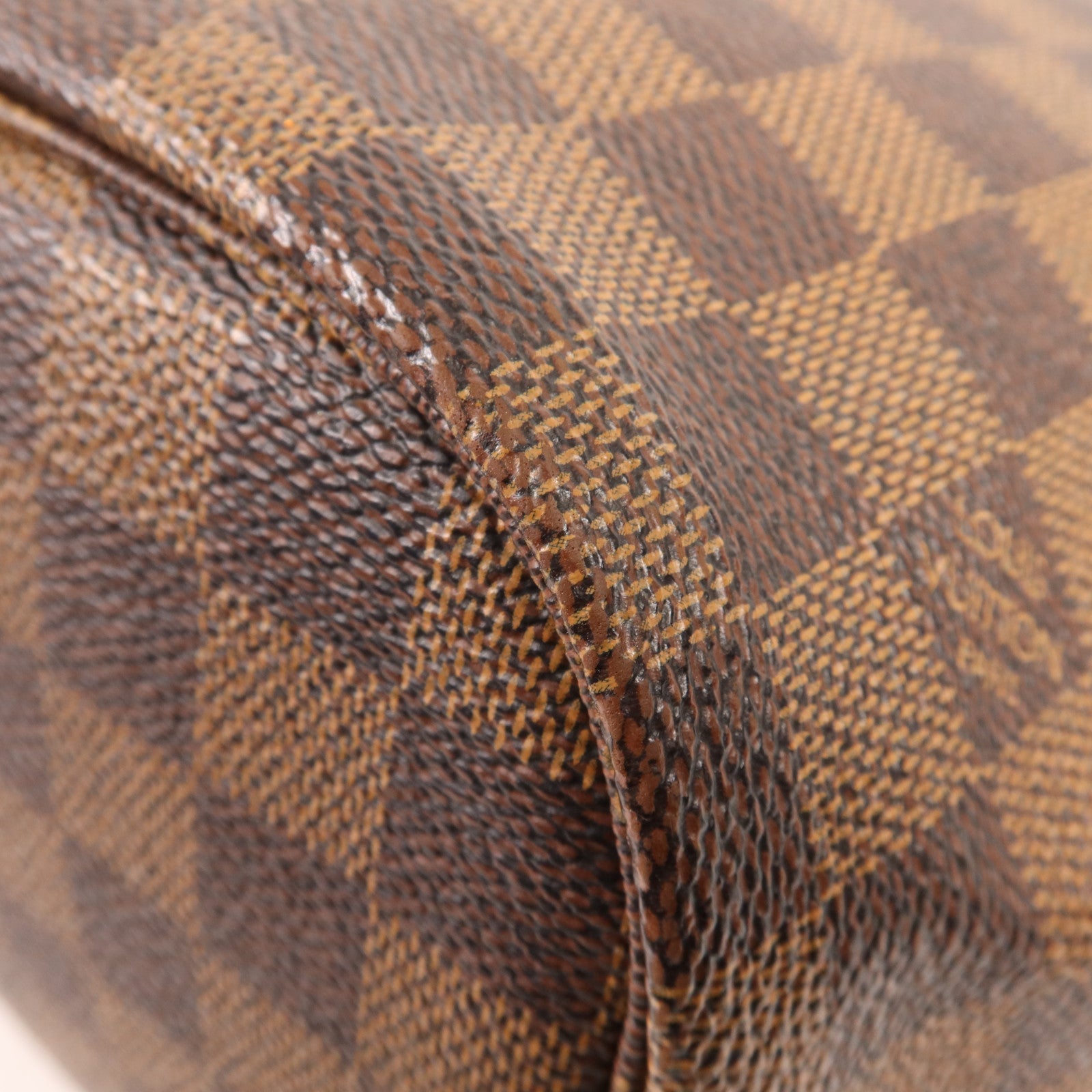 LOUIS VUITTON Damier Neverfull MM金扣肩背袋/手挽袋