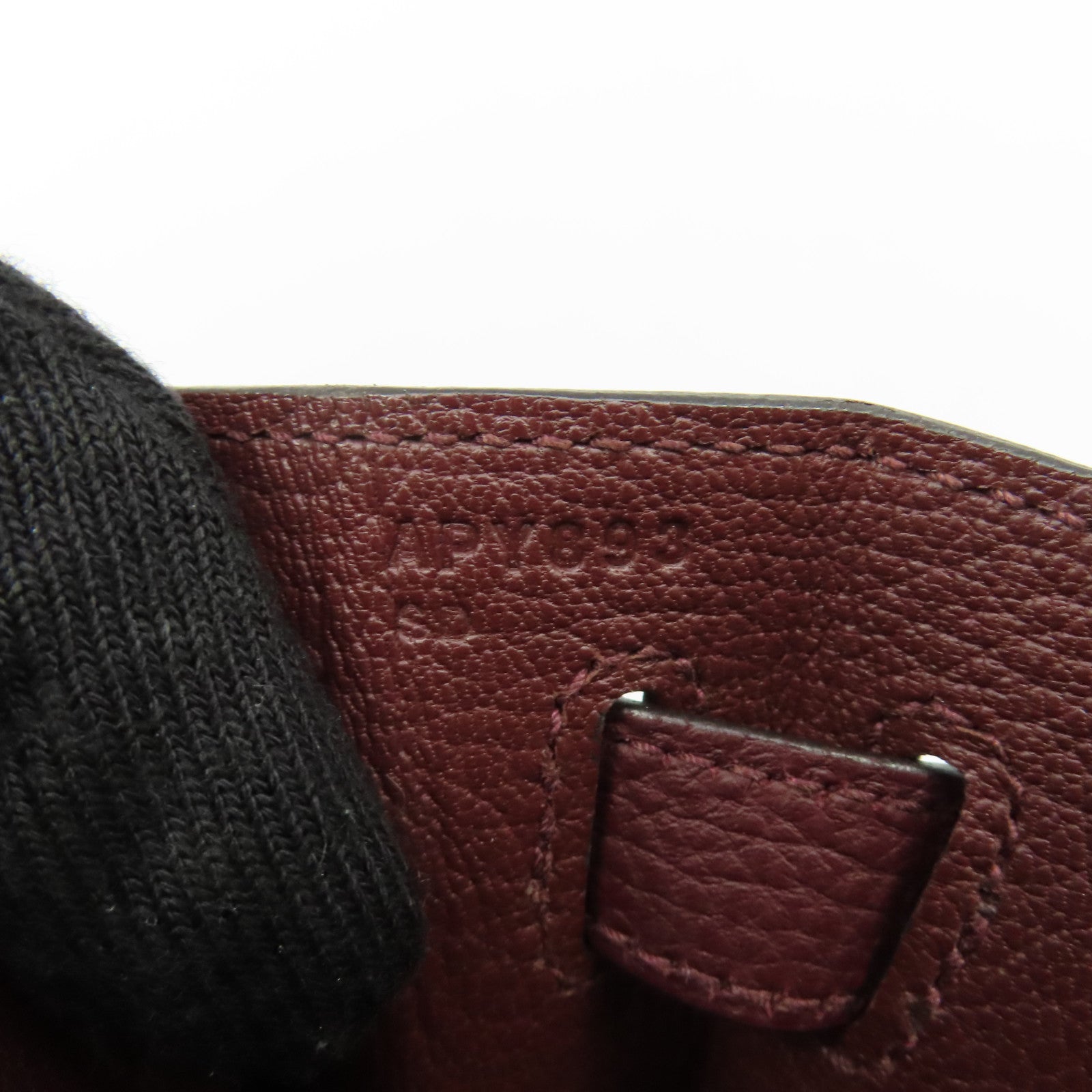 HERMES 【清倉大減價】Clemence皮革Kelly 32金扣手挽肩背兩用袋紅色