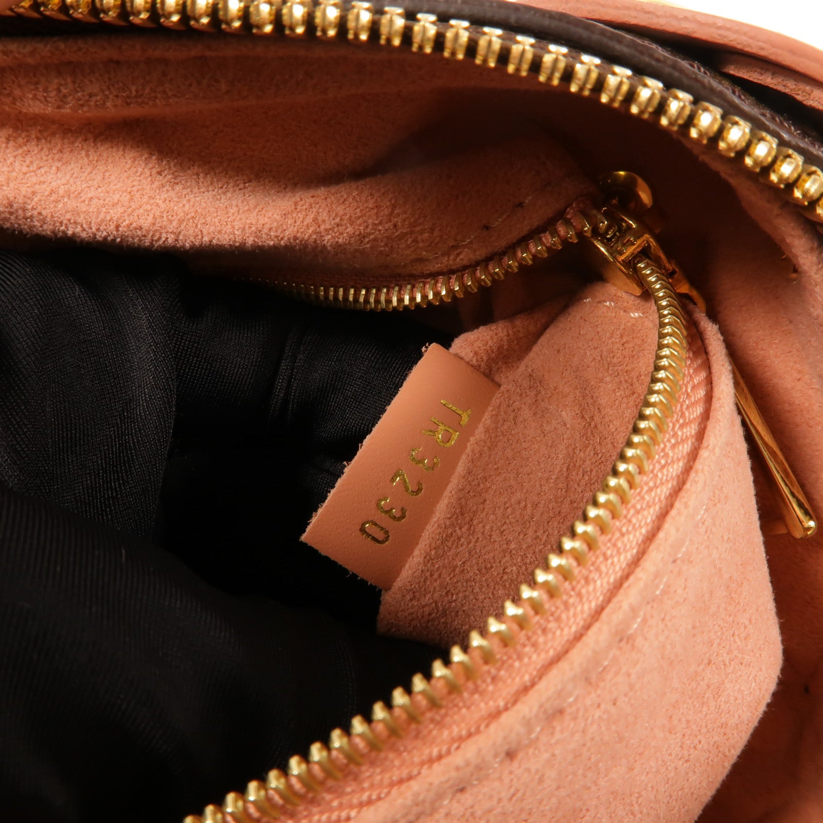 LOUIS VUITTON Monogram Petite Malle Souple金扣手挽肩背兩用袋棕色/粉紅色