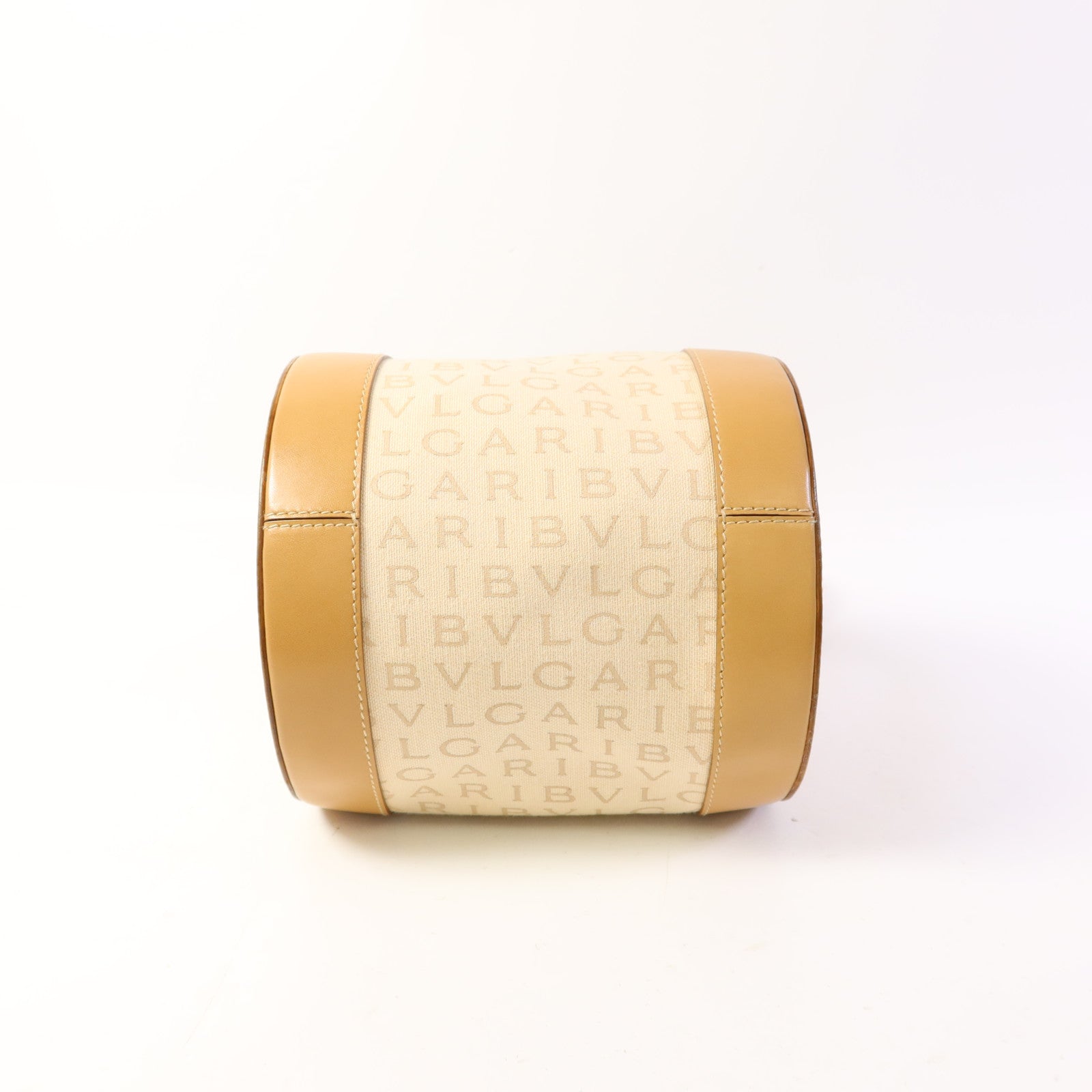 BVLGARI 帆布B Zero Shoulder Bag金扣手挽袋