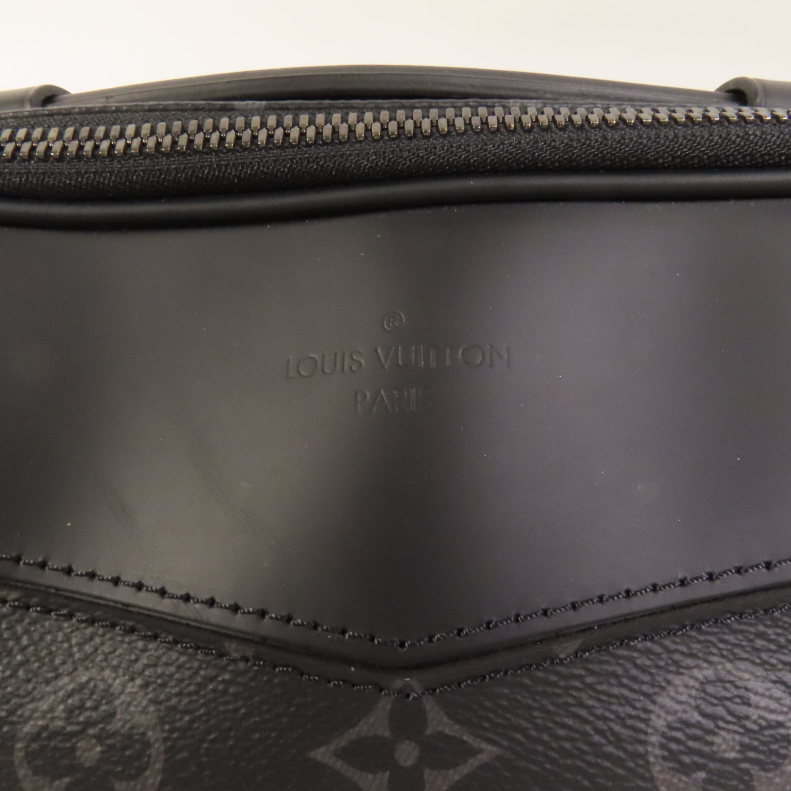 LOUIS VUITTON Monogram Eclipse Bum Bag銀扣手挽肩背兩用袋