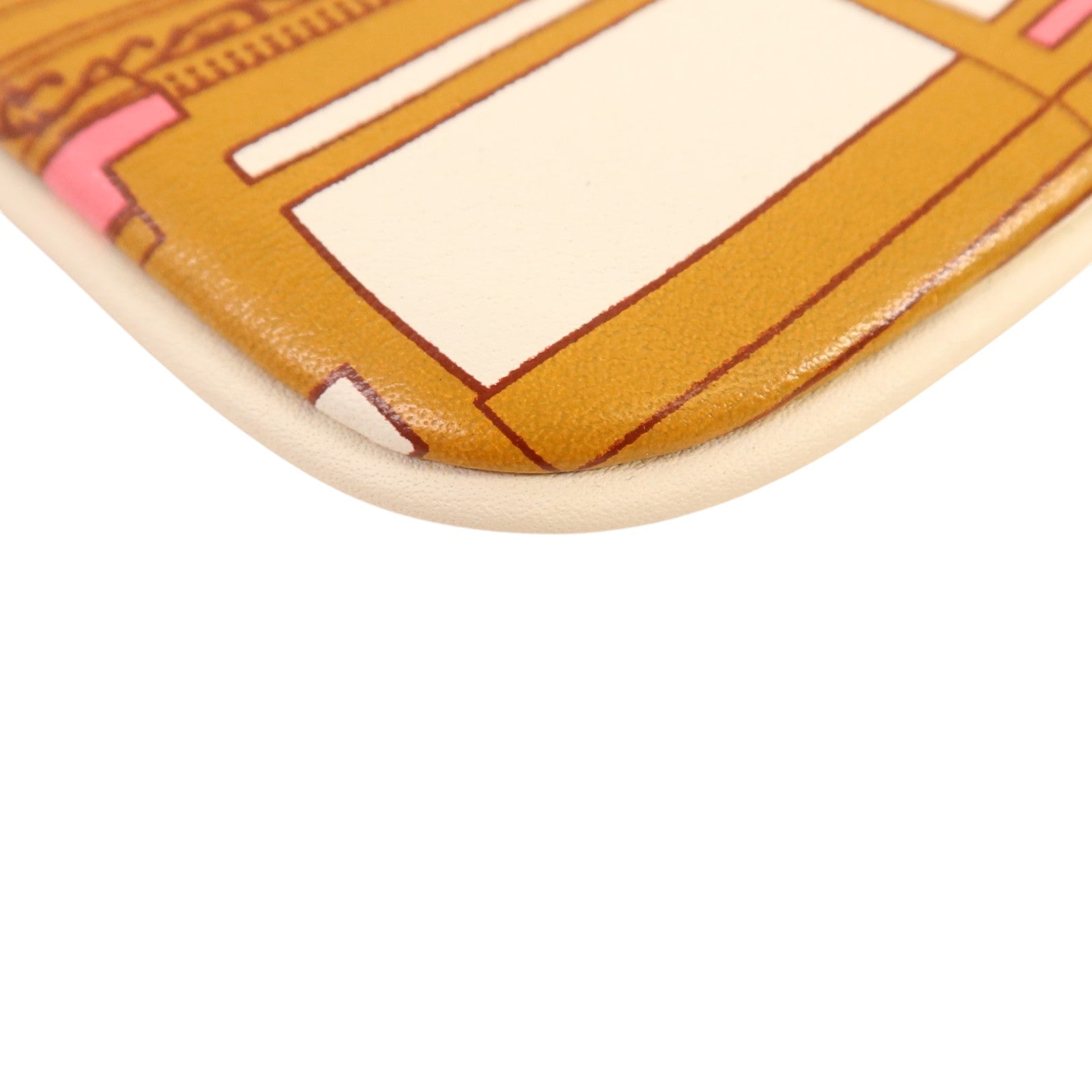 HERMES Swift皮革Carre Pocket Pouch銀扣手拿包
