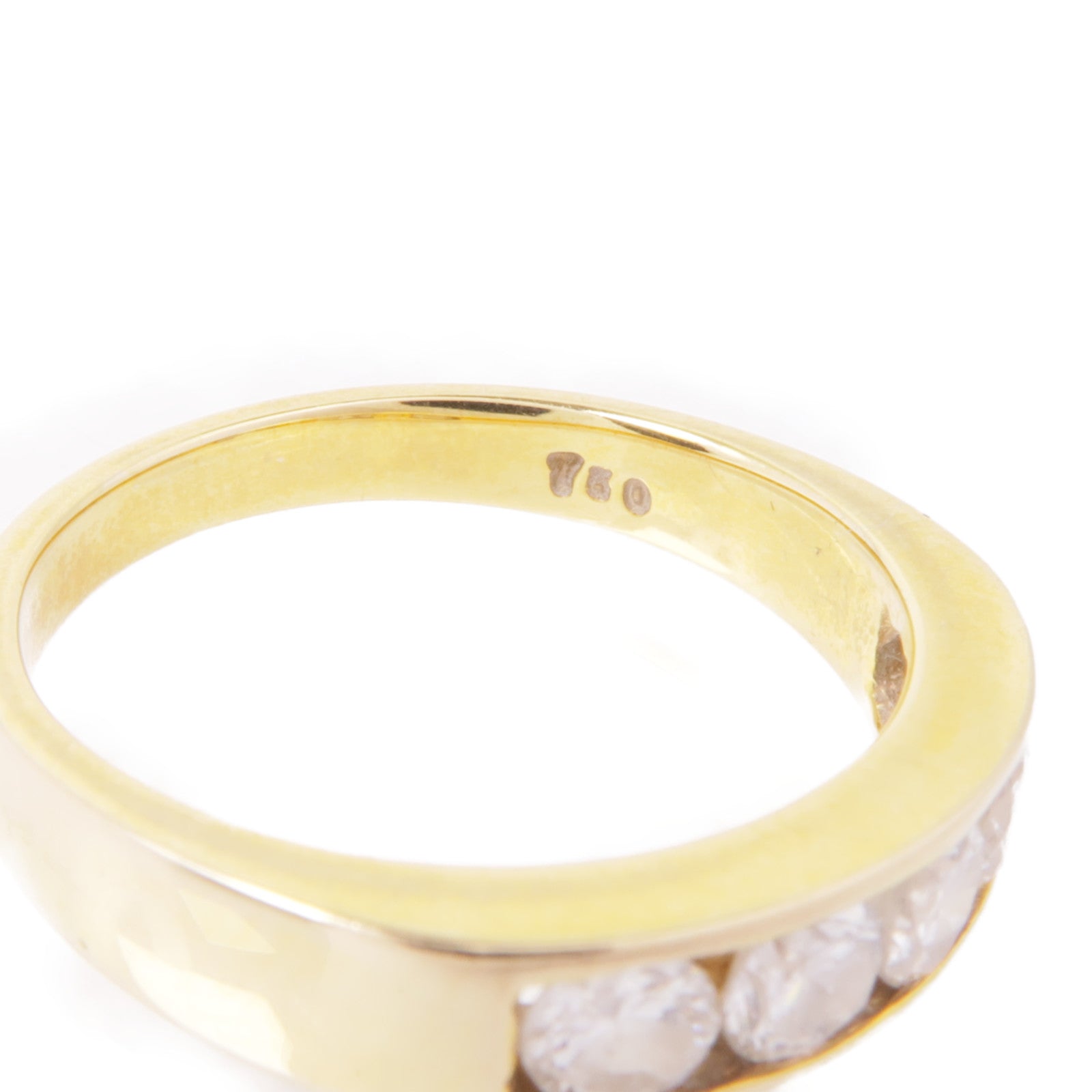 JEWELRY 【激減優惠】18K黃金Diamond Ring鑽石戒指US#5.5