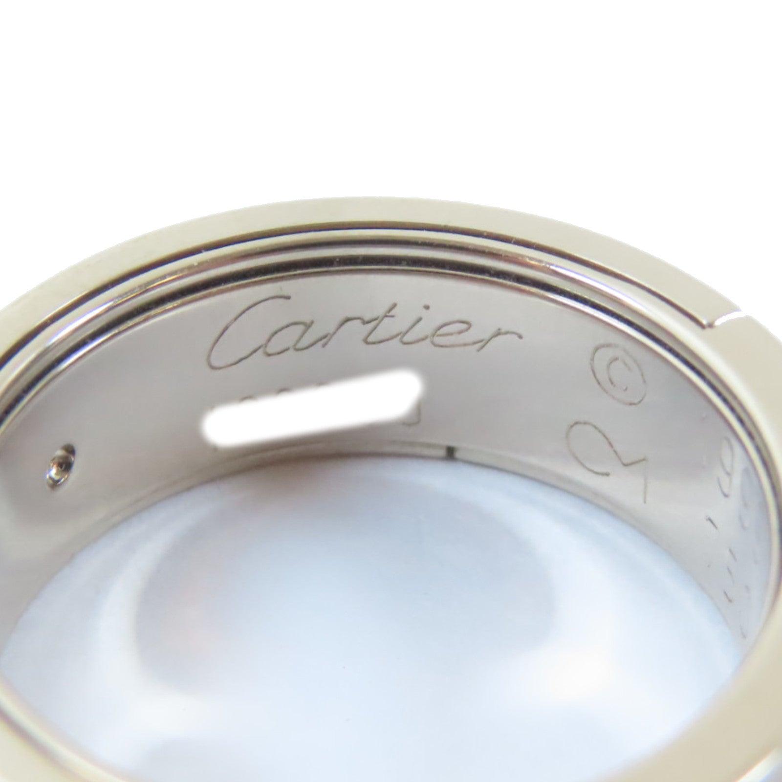 CARTIER 18K白金Astro Love Ring戒指Cartier#53/US#6.5
