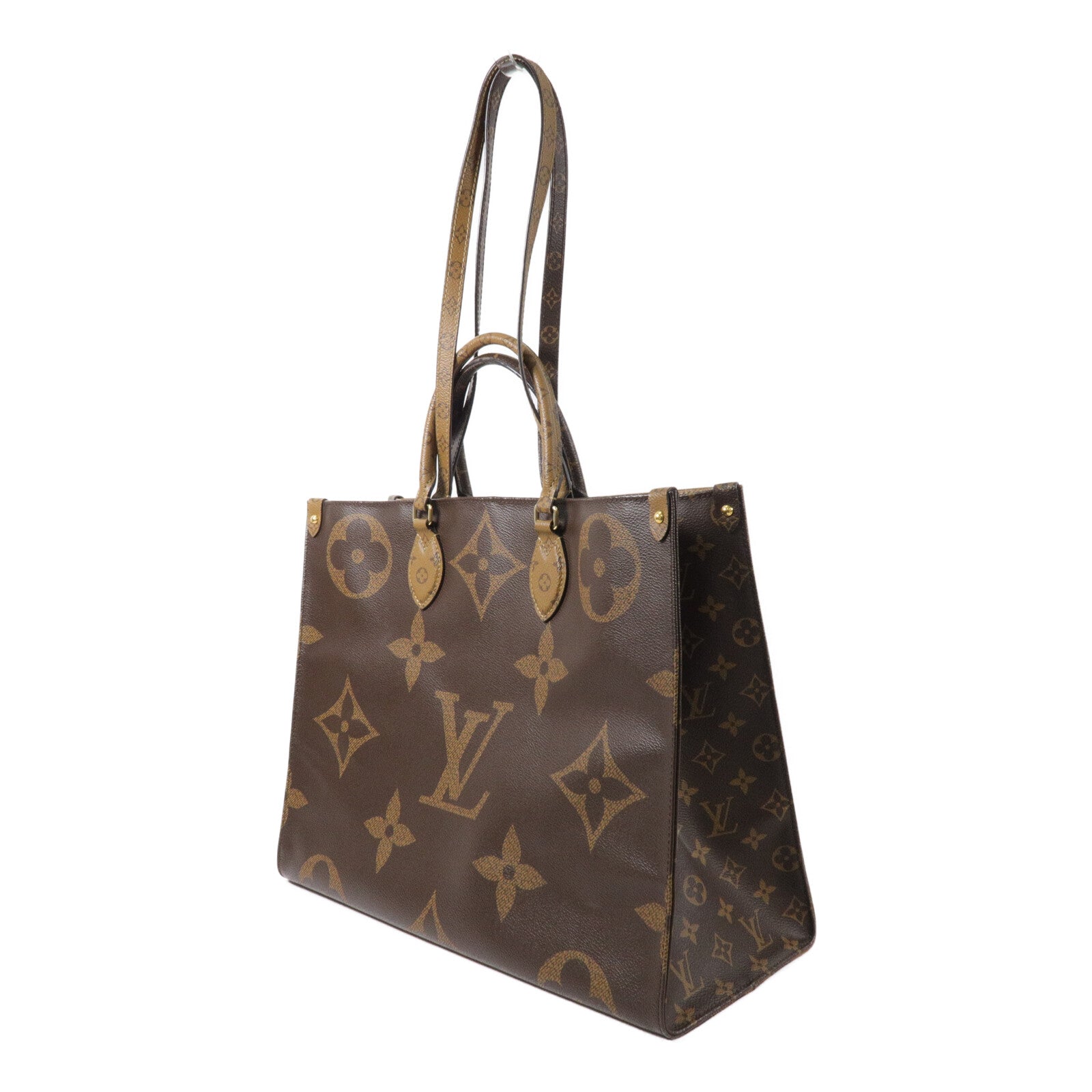 LOUIS VUITTON Monogram Giant Reverse On The Go GM手挽肩背兩用袋