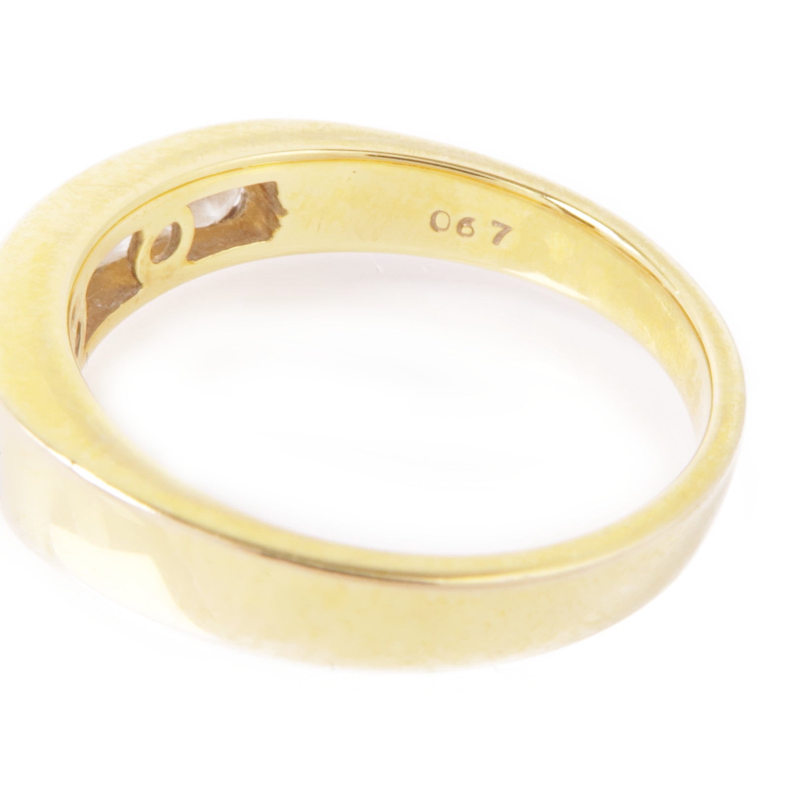 JEWELRY 【激減優惠】18K黃金Diamond Ring鑽石戒指US#5.5