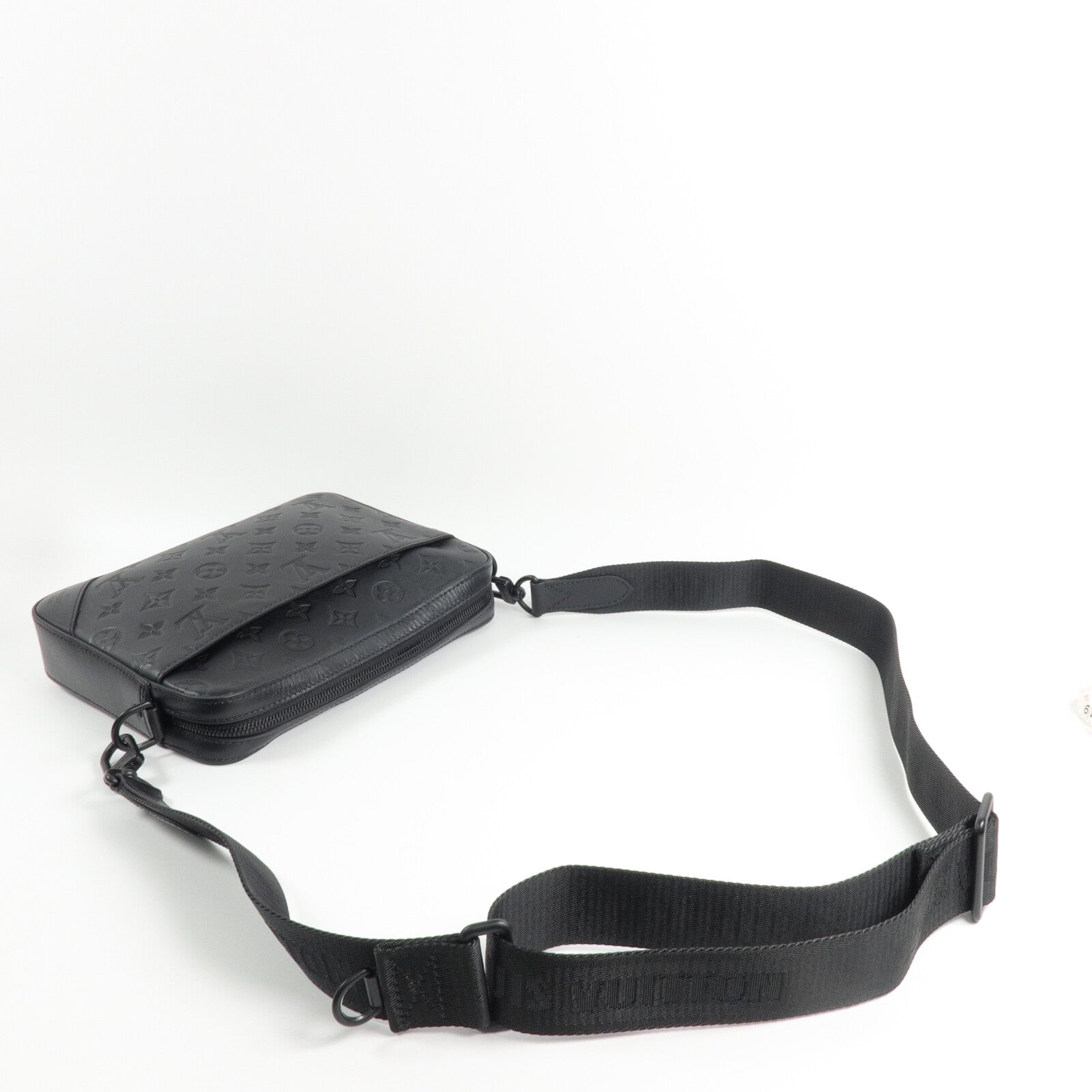 LOUIS VUITTON Monogram Shadow Trio Messenger肩背袋