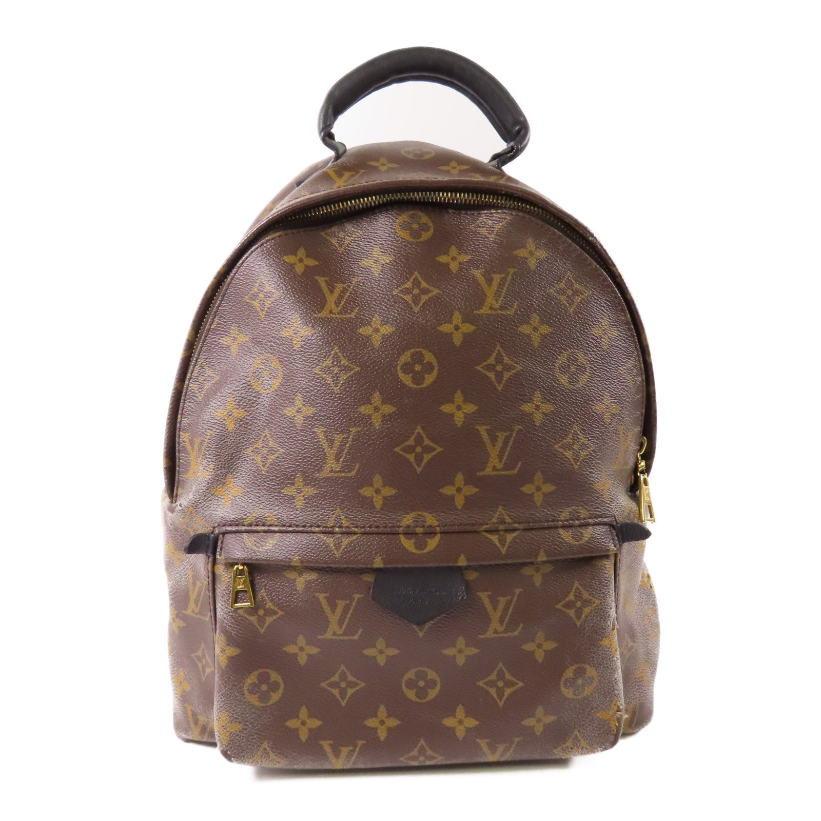LOUIS VUITTON 塗層帆布Palm Springs MM金扣背包