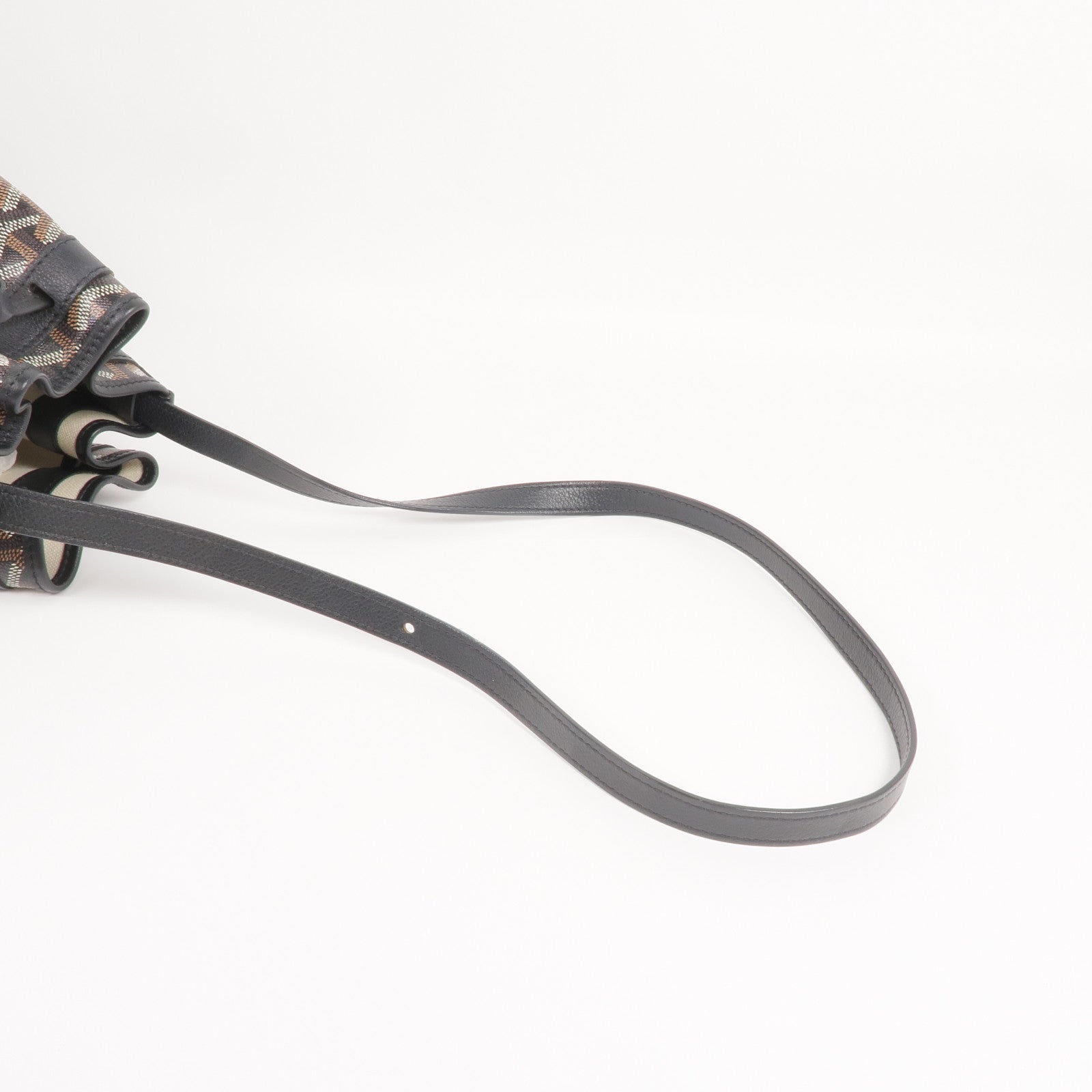 GOYARD 塗層帆布Petit Flot Bucket銀扣肩背袋