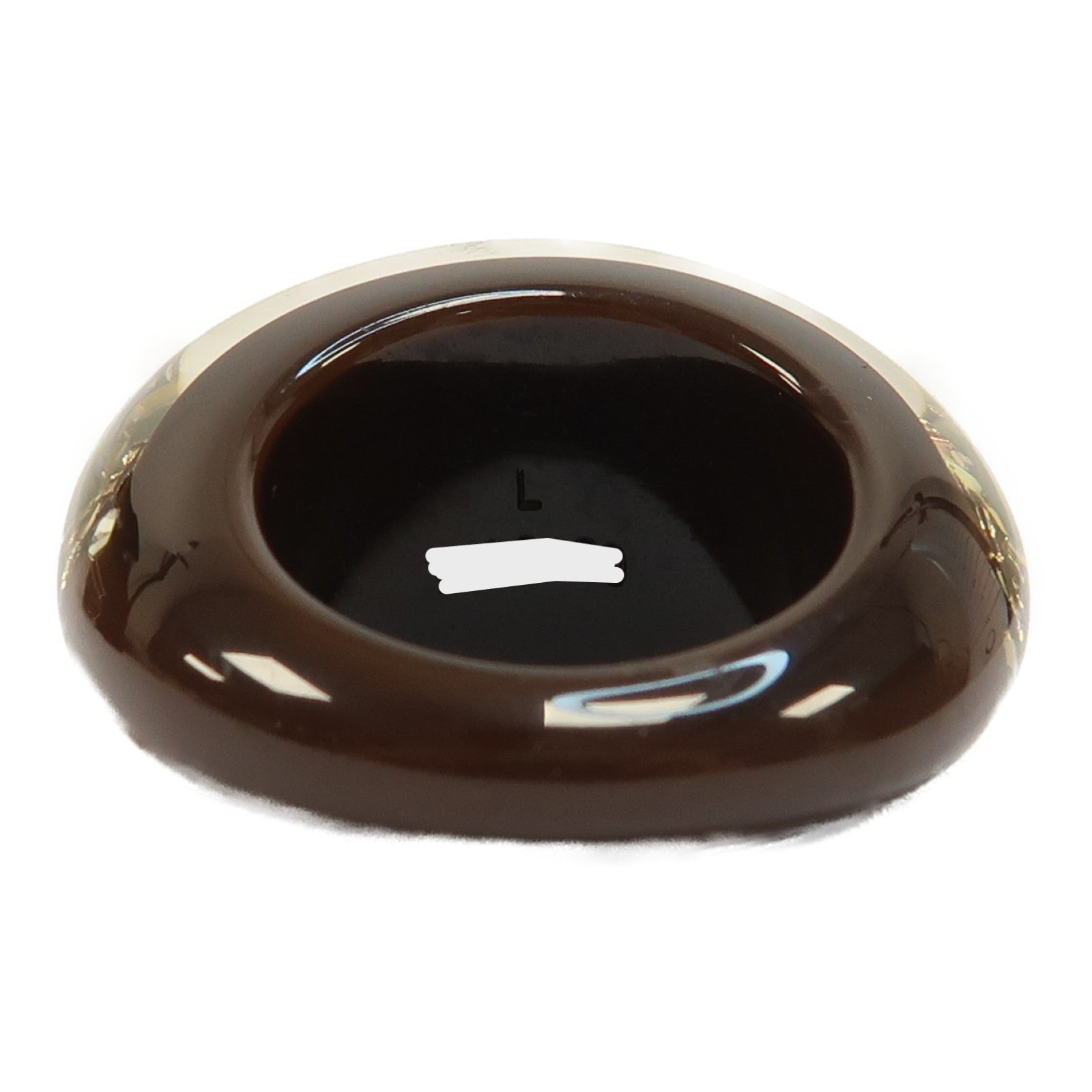 LOUIS VUITTON PVC Bague Inclusion Ring L戒指啡色/金色