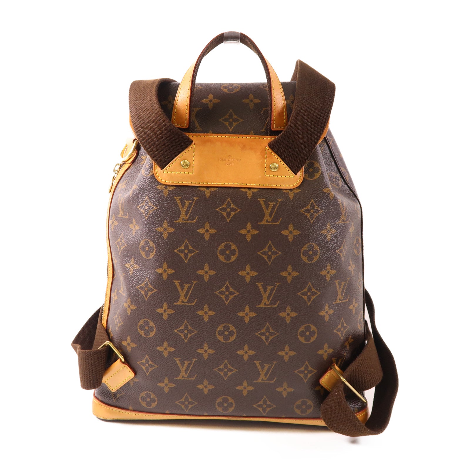 LOUIS VUITTON Monogram Sac A Dos Bosphore金扣背包棕色