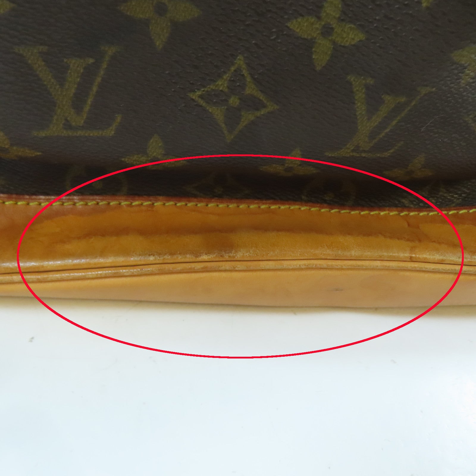 LOUIS VUITTON Monogram Montsouris GM金扣背包啡色