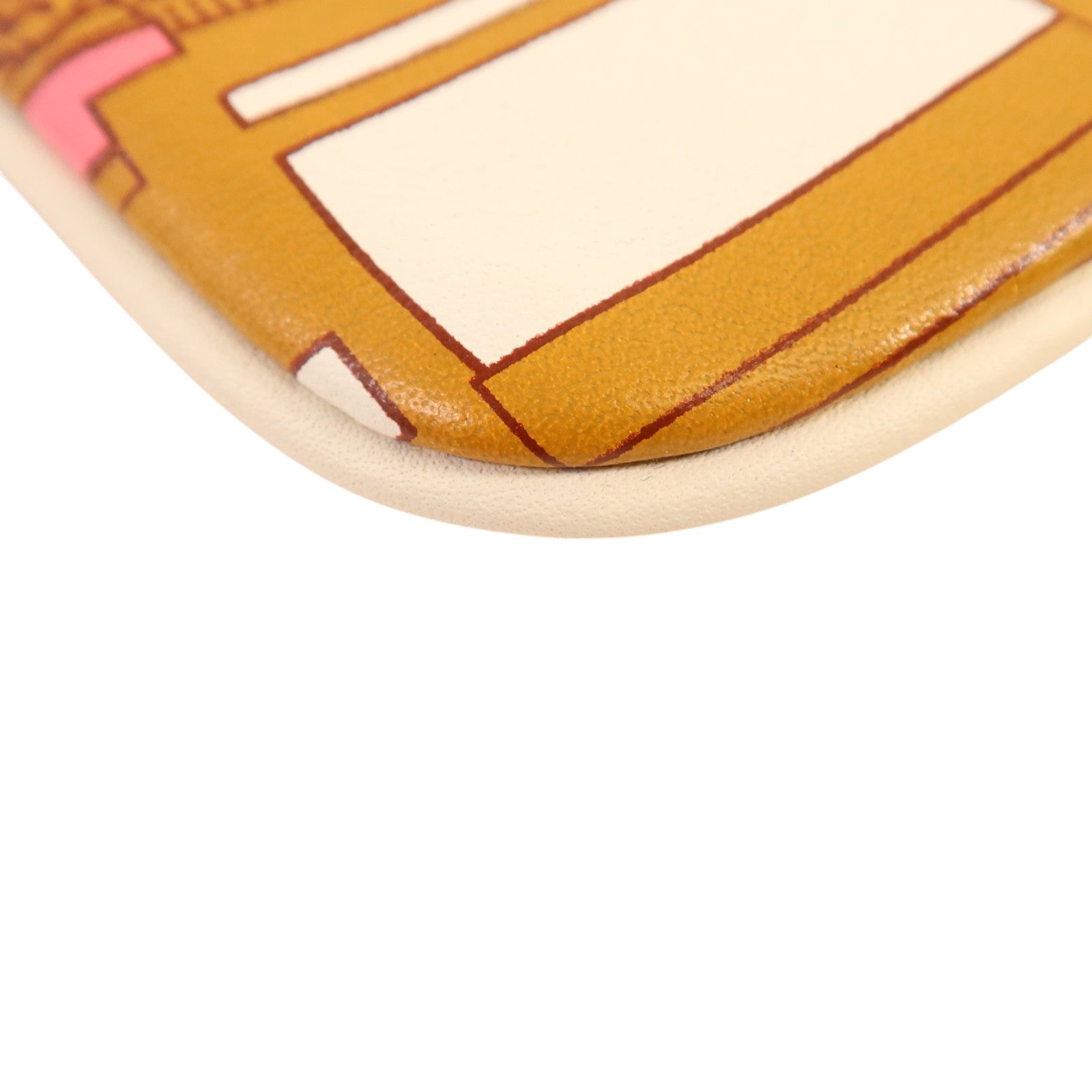 HERMES Swift皮革Carre Pocket Pouch銀扣手拿包