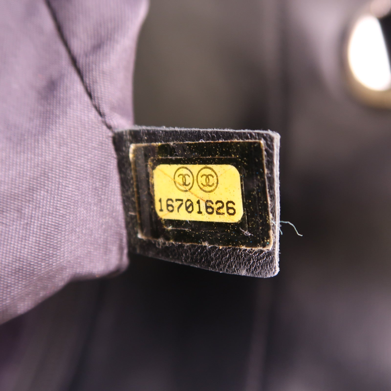 CHANEL 皮革/尼龍Paris Biarritz Tote銀扣手挽袋