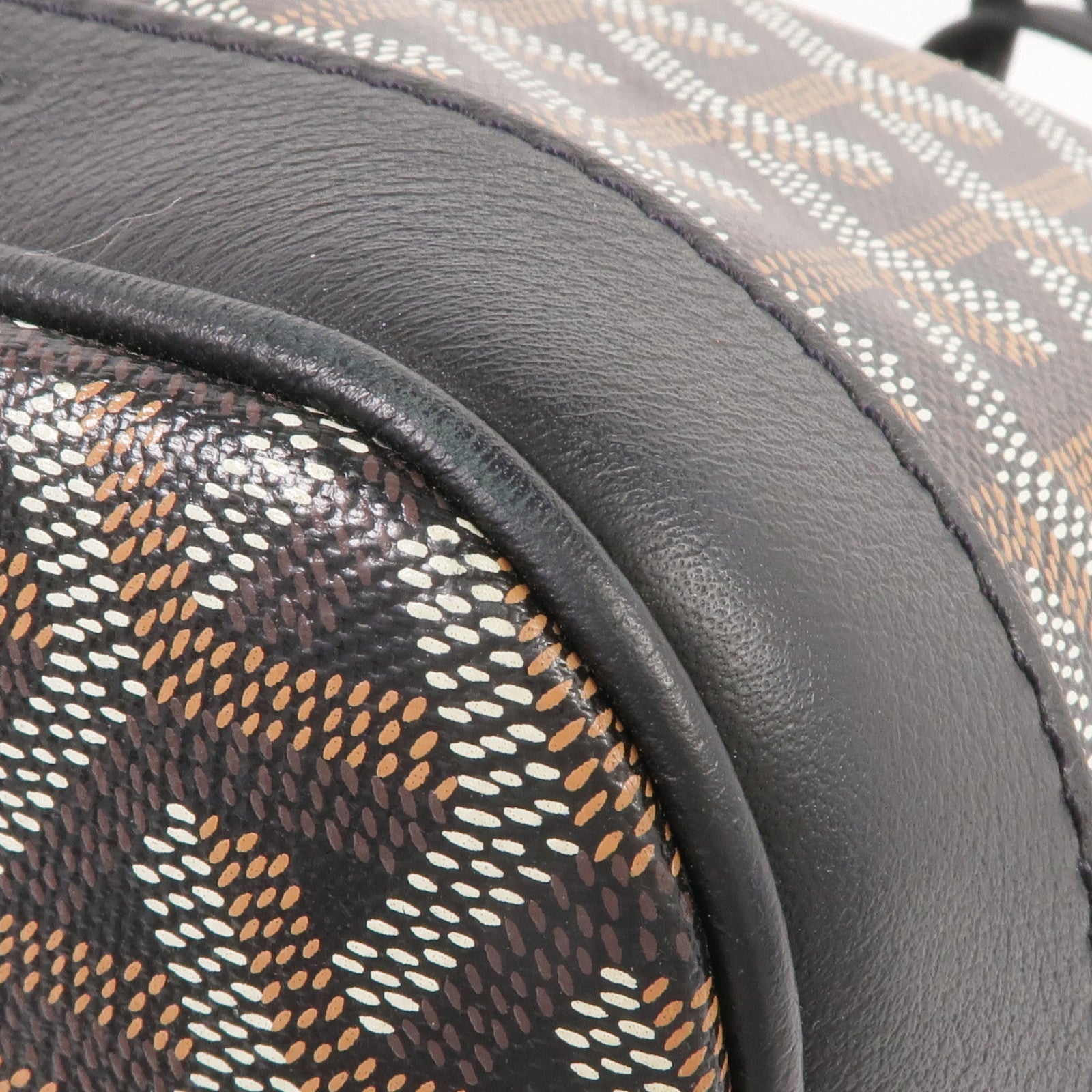 GOYARD 塗層帆布Petit Flot Bucket銀扣肩背袋