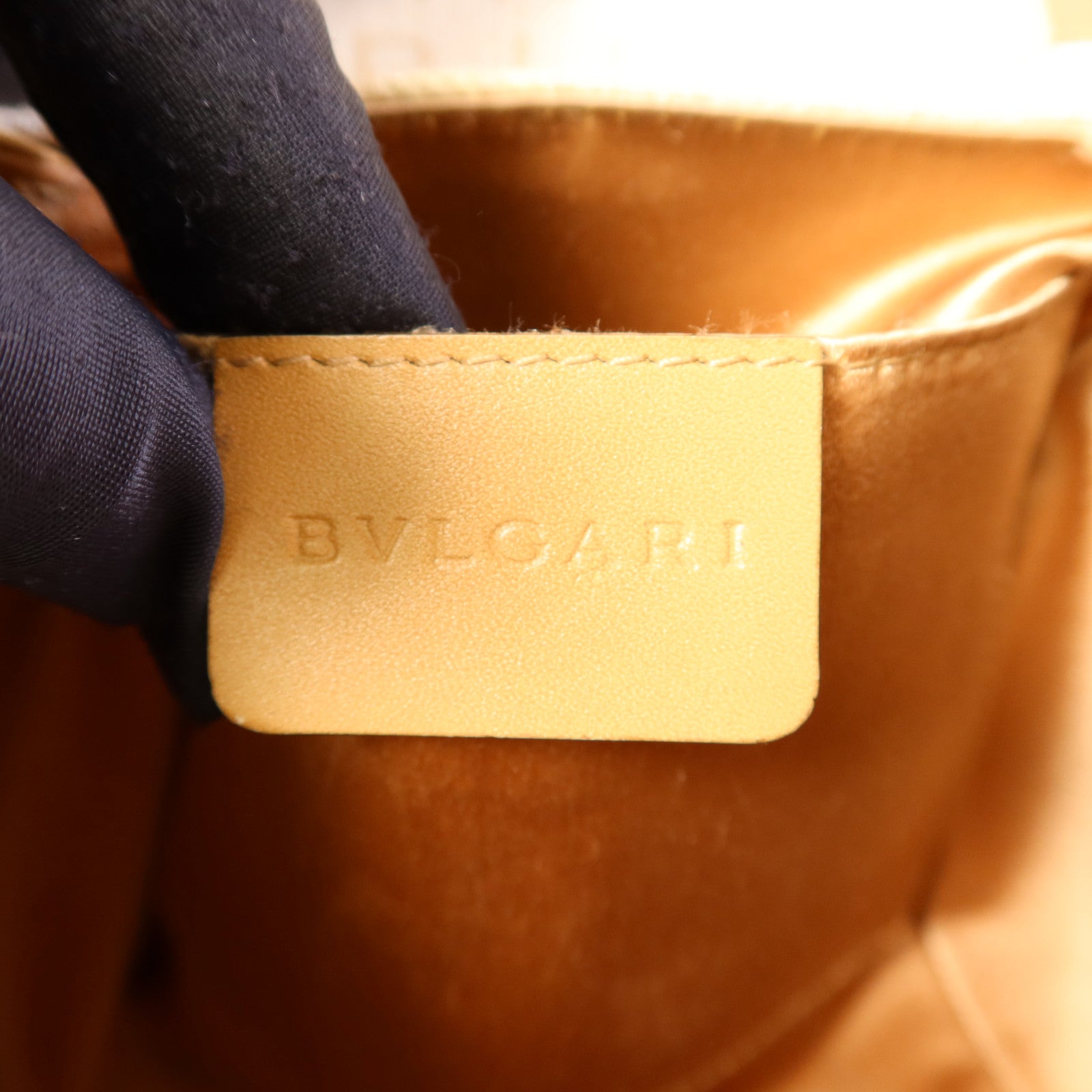 BVLGARI 帆布B Zero Shoulder Bag金扣手挽袋