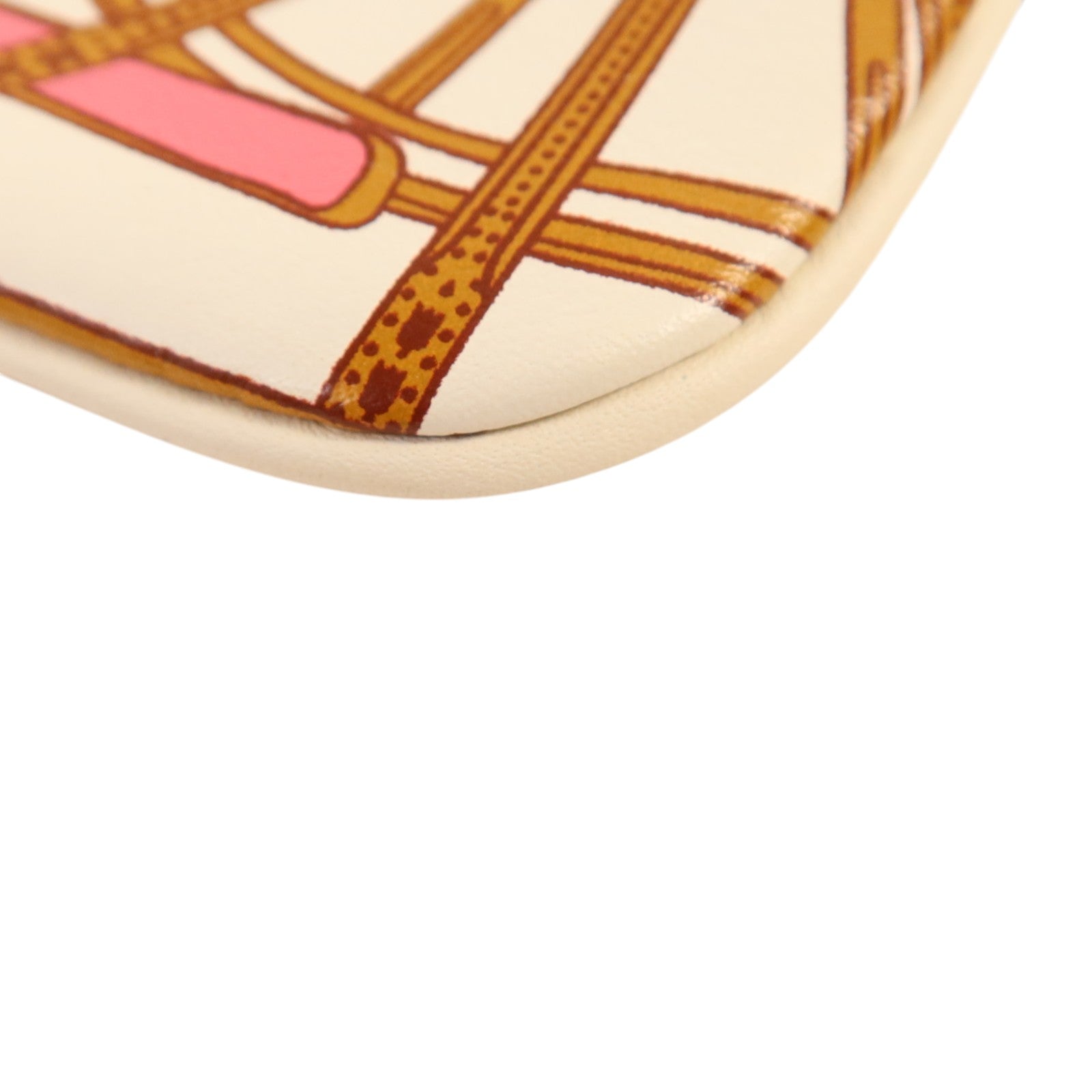 HERMES Swift皮革Carre Pocket Pouch銀扣手拿包