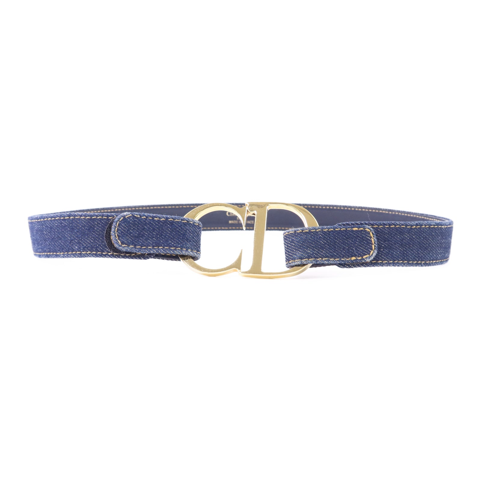 Dior 牛仔布/金屬Belt皮帶