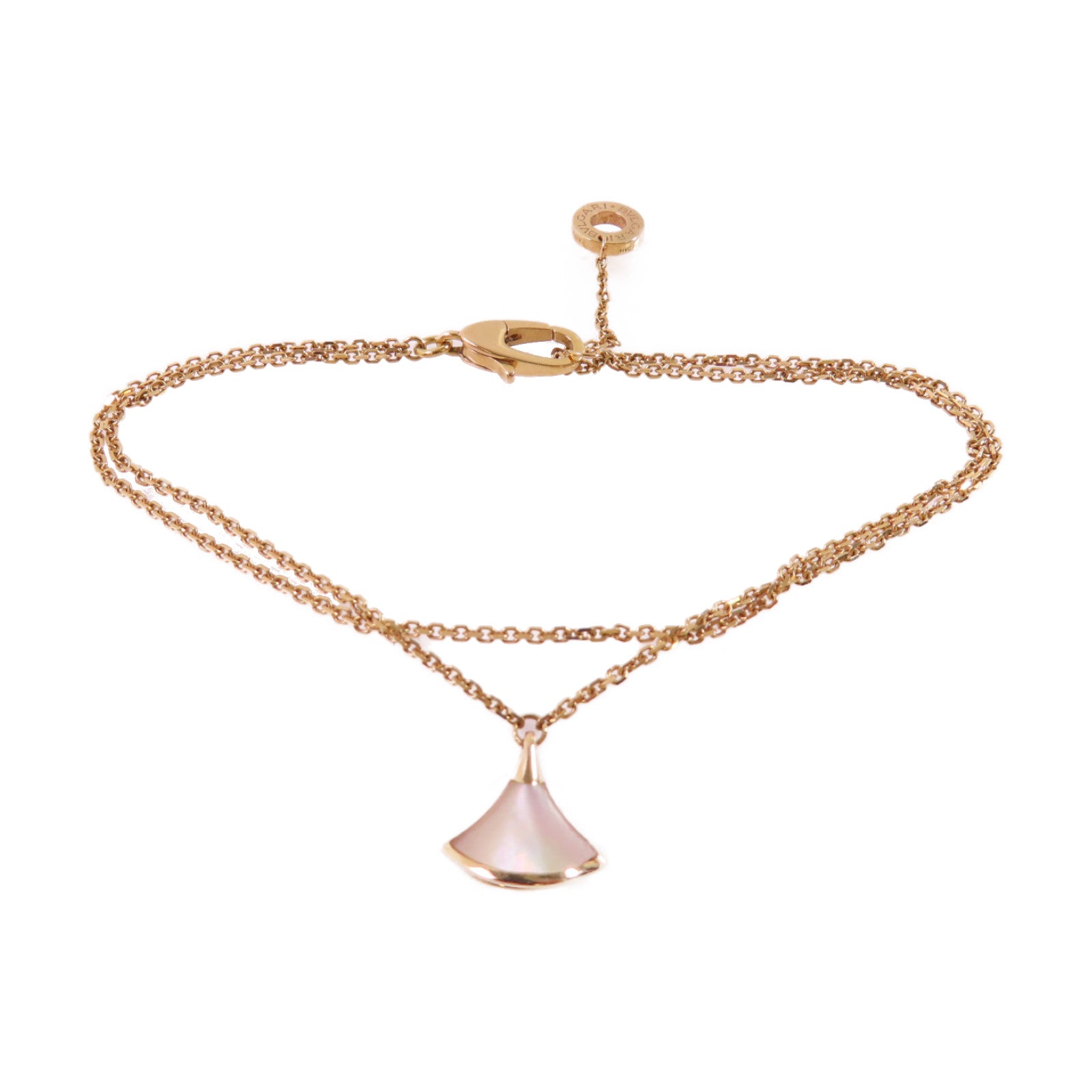 BVLGARI 18K玫瑰金/珍珠母Mother of Pearl Divas Dream Bracelet手鏈