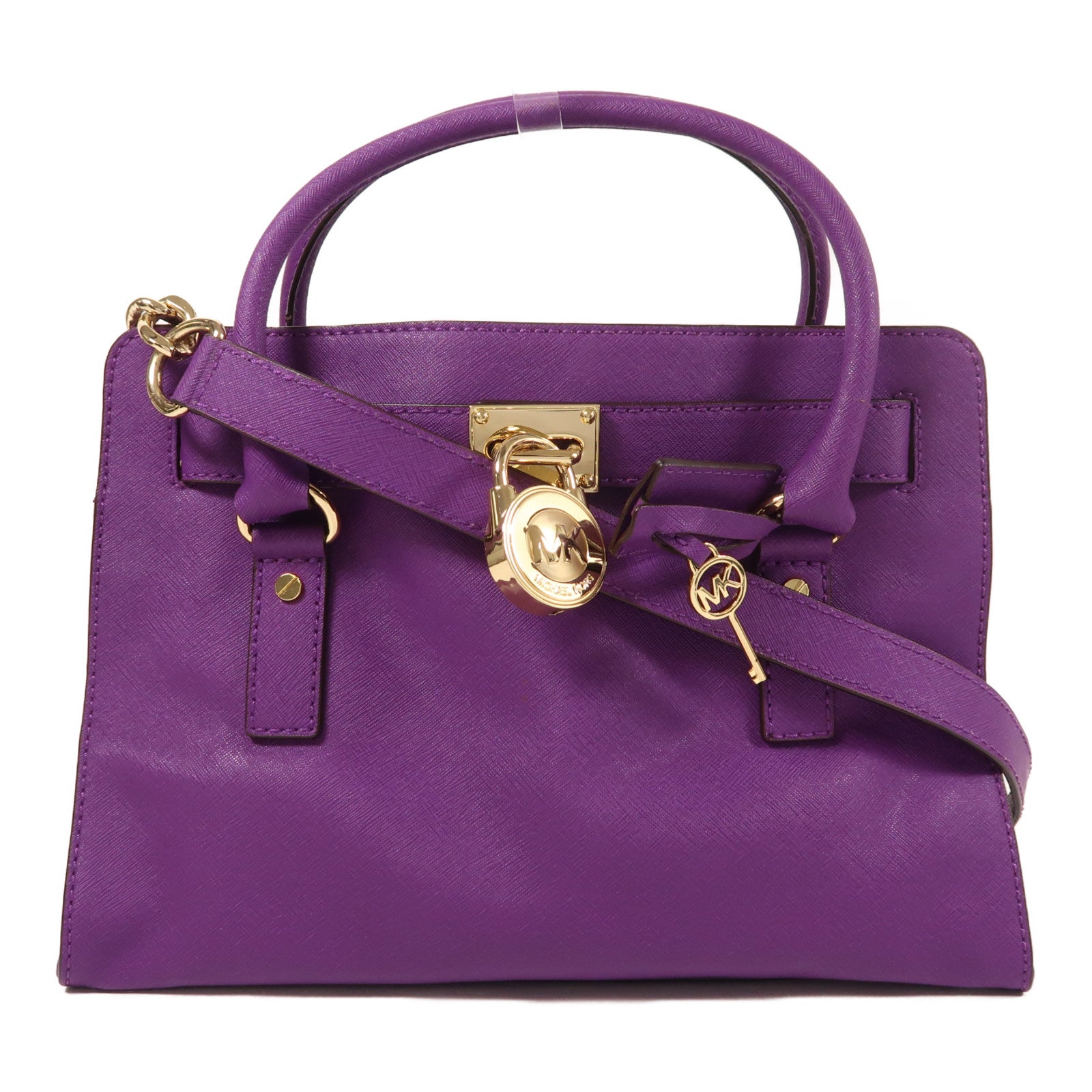 Michael Kors 【激減優惠】皮革2 Way Shoulder金扣手挽肩背兩用袋