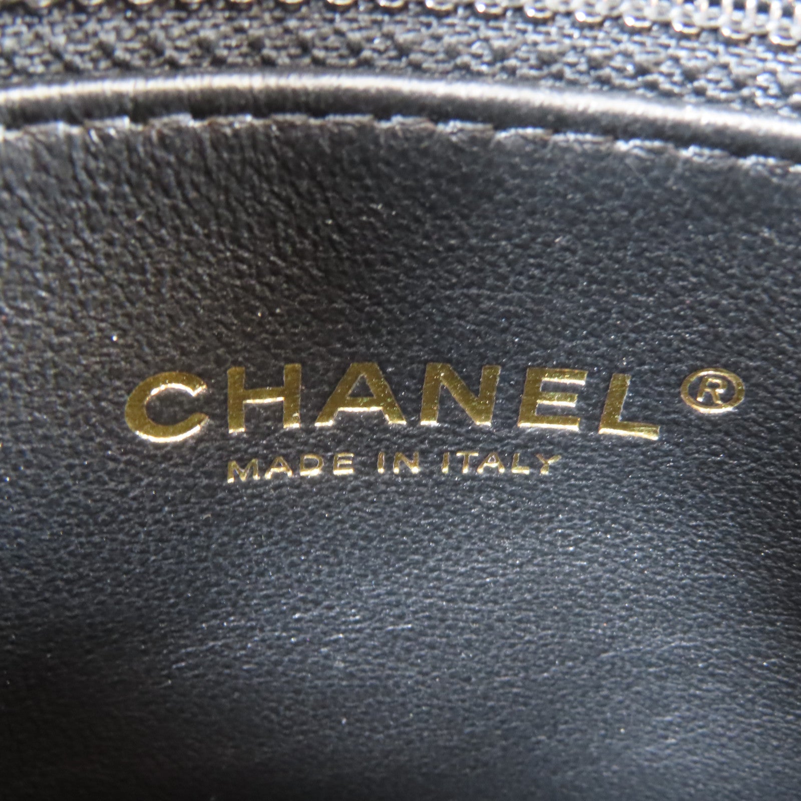 CHANEL 斜紋羊皮皮革Trendy CC金扣鏈帶手挽肩背兩用袋黑色