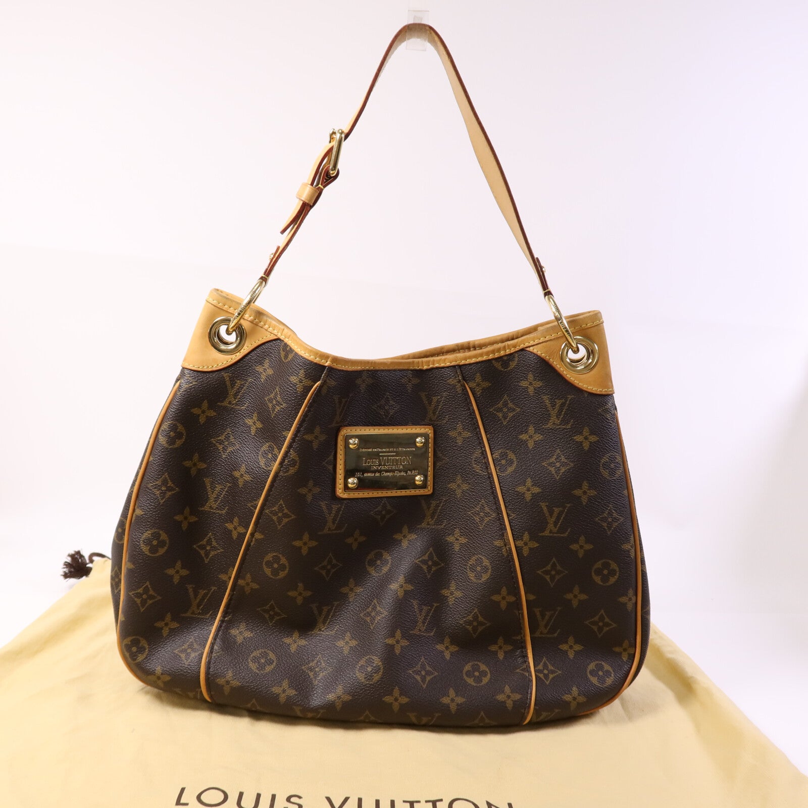 LOUIS VUITTON Monogram Galliera PM金扣肩背袋